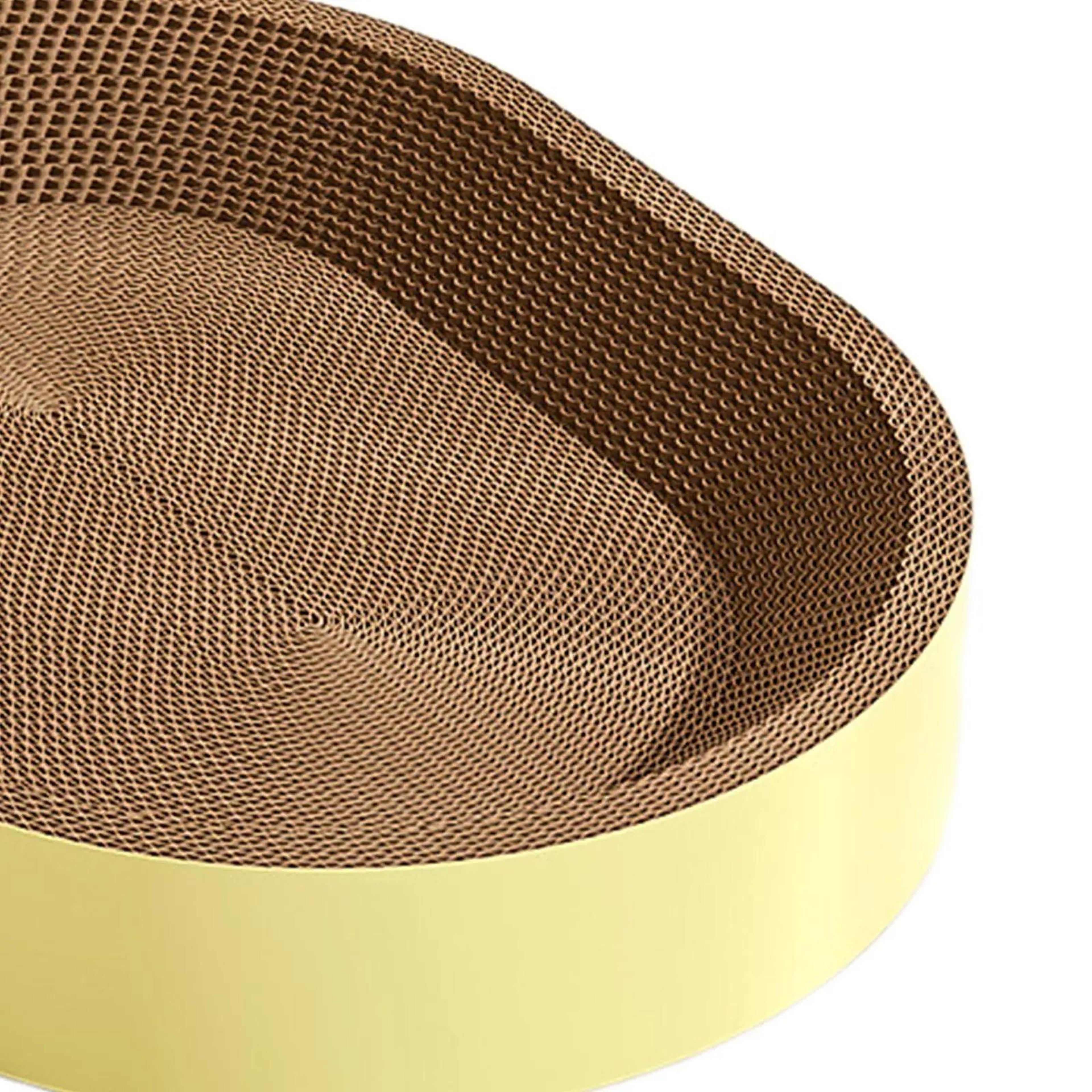CozyOval Cat Scratcher Lounge Bed  Corrugated Cardboard Scratch Nest For Indoor Cats 4