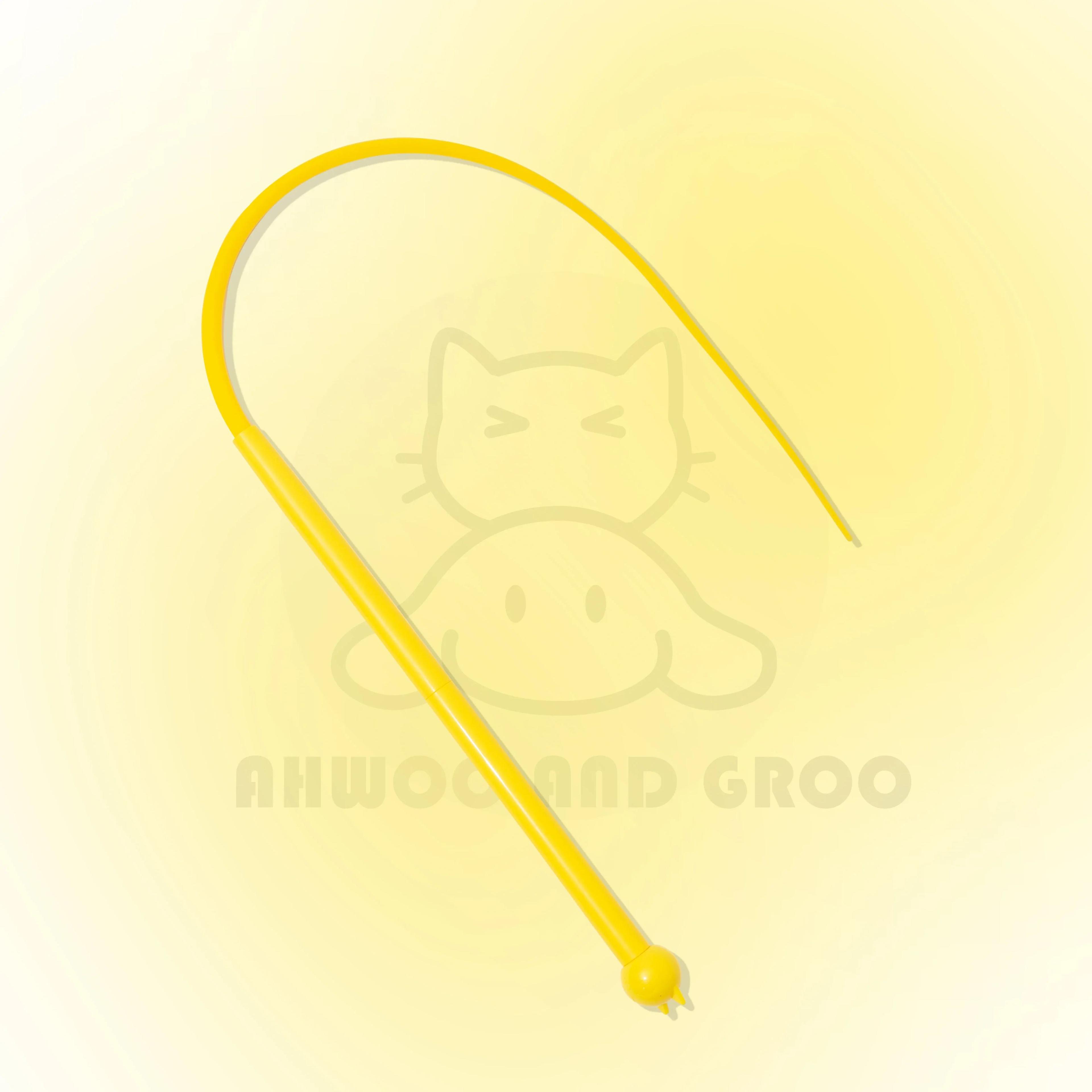 Interactive Mouse Tail Cat Teaser Wand With Bell 7