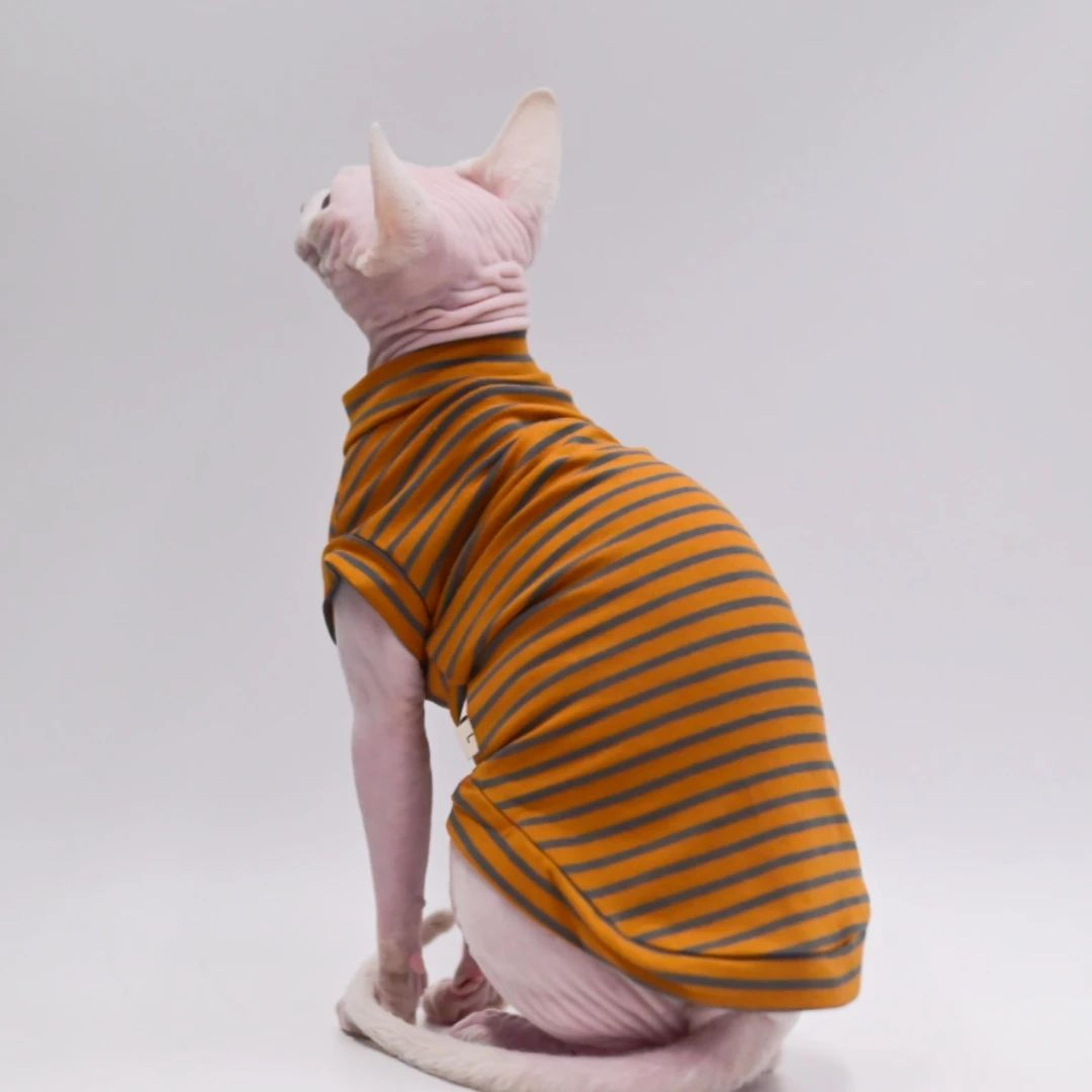 CoolComfort Hairless Cat Summer Vest  Soft Stretch Sphynx Cat Clothes  Breathable Hairless Cat Shir 11