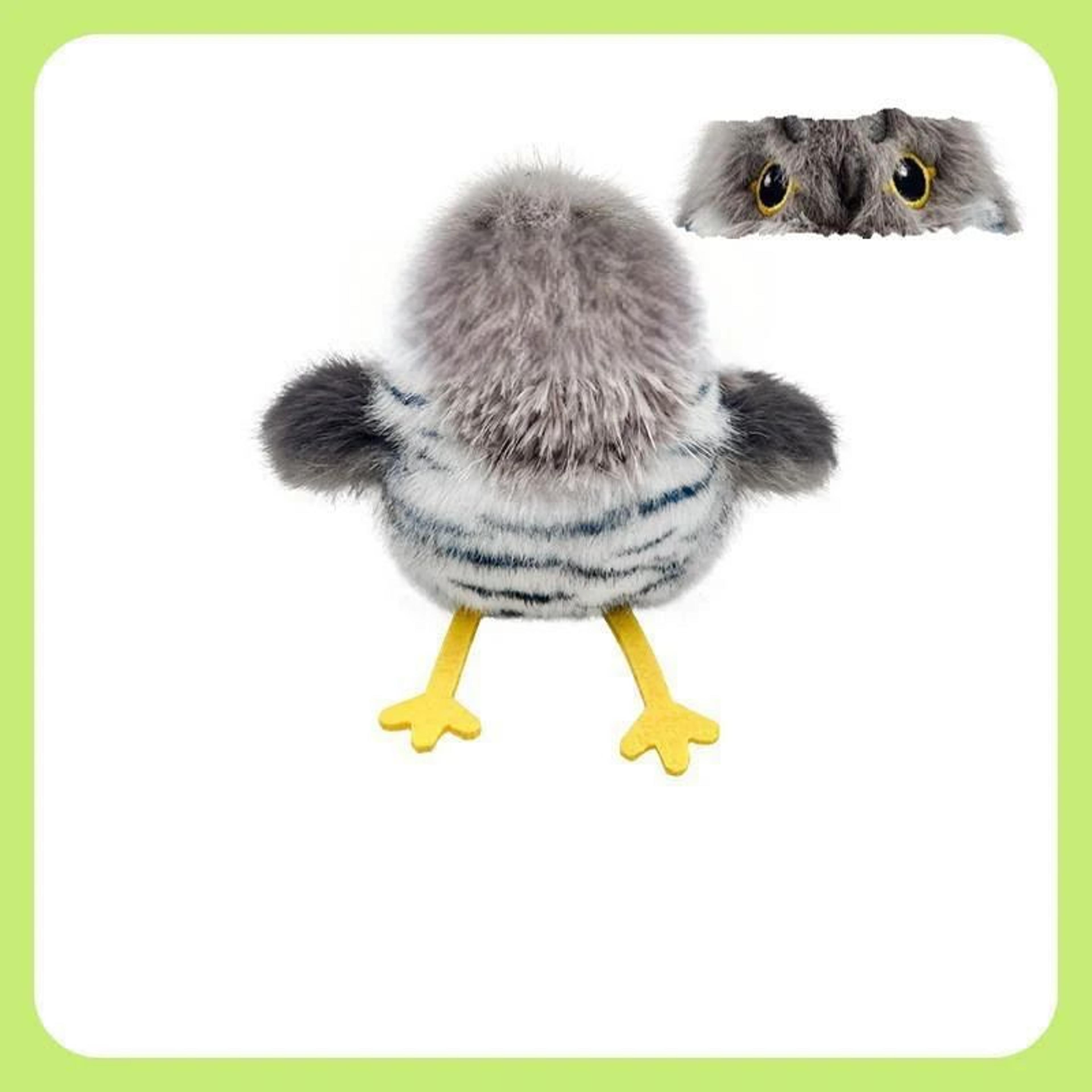 FlappyBird Interactive Cat Toy  USB Rechargeable Chirping Bird For Indoor Cats 6
