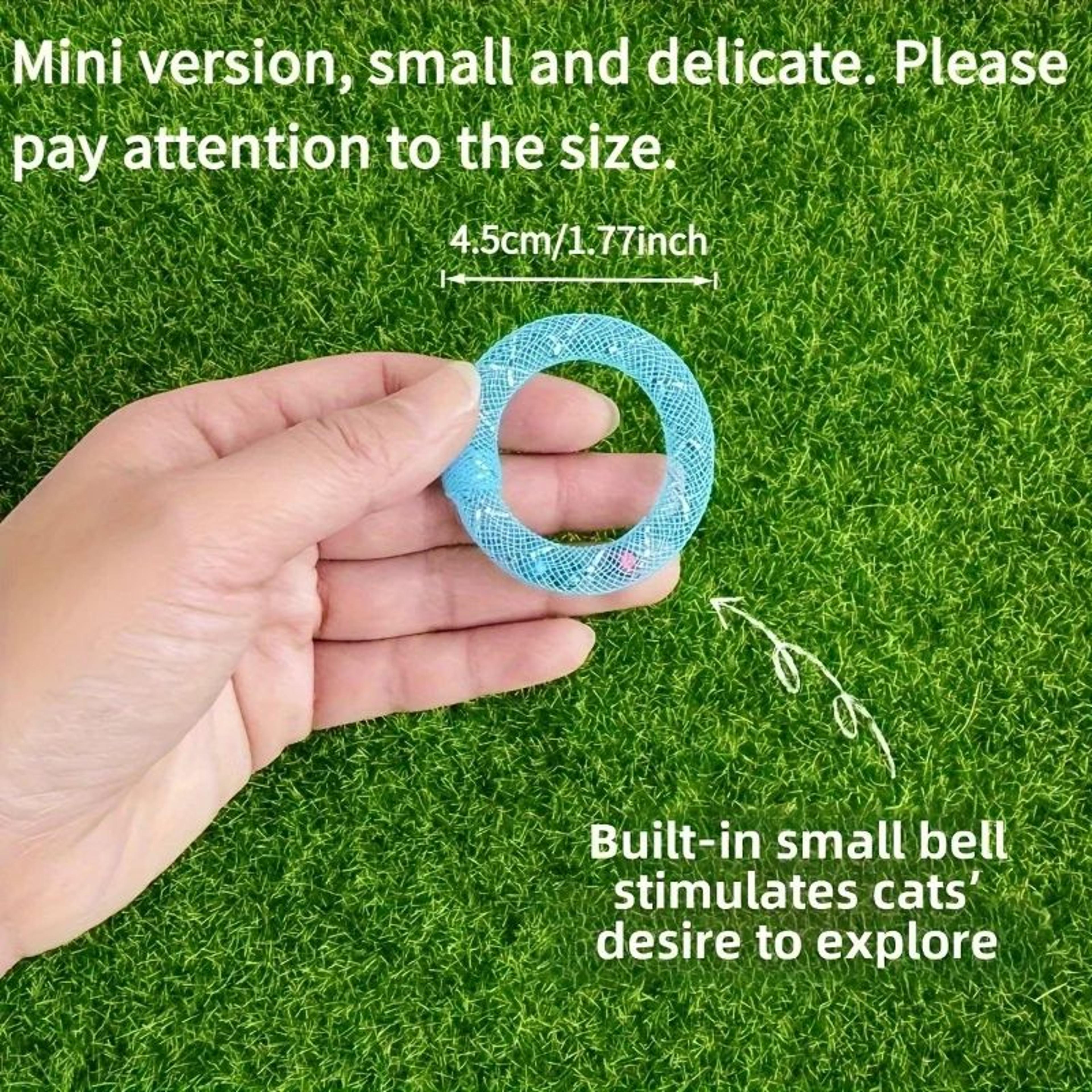 Donut Bounce Interactive Cat Toy With Bell 3