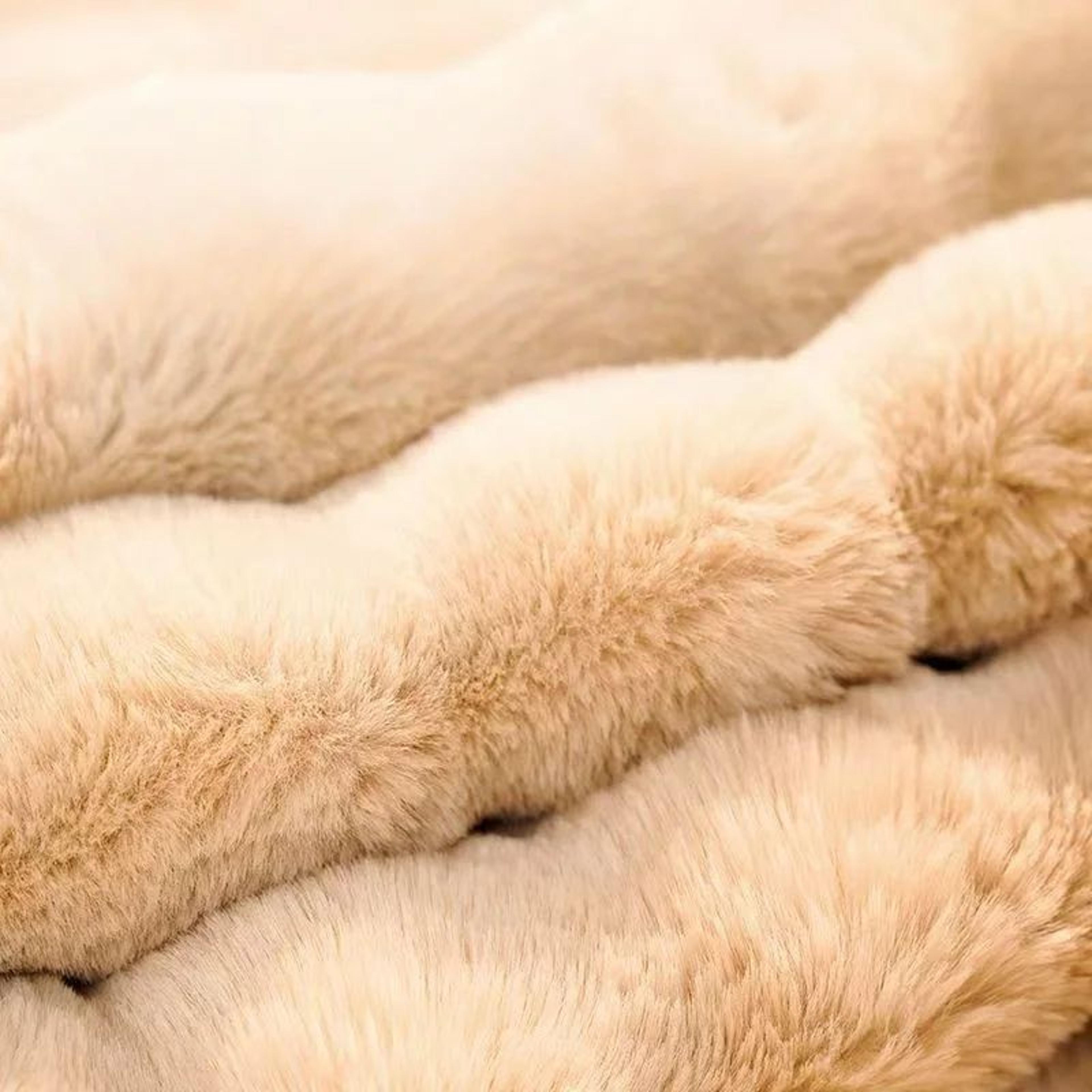Cozy Plush Pet Sleeping Mat  Soft AllSeason Cat  Dog Bed Pad 4