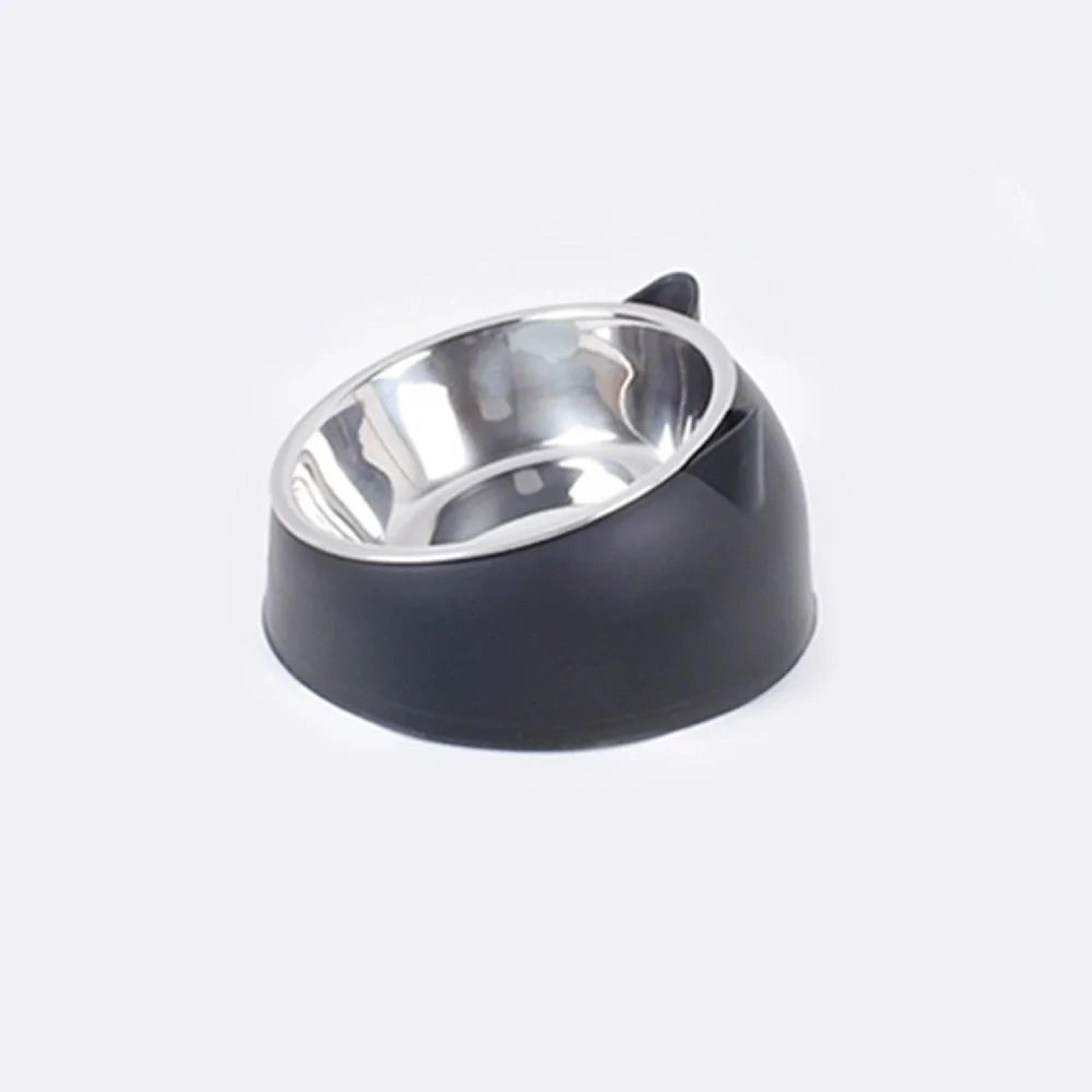 Elevated Tilted Stainless Steel Pet Bowl Set For Cats  Small Dogs 6