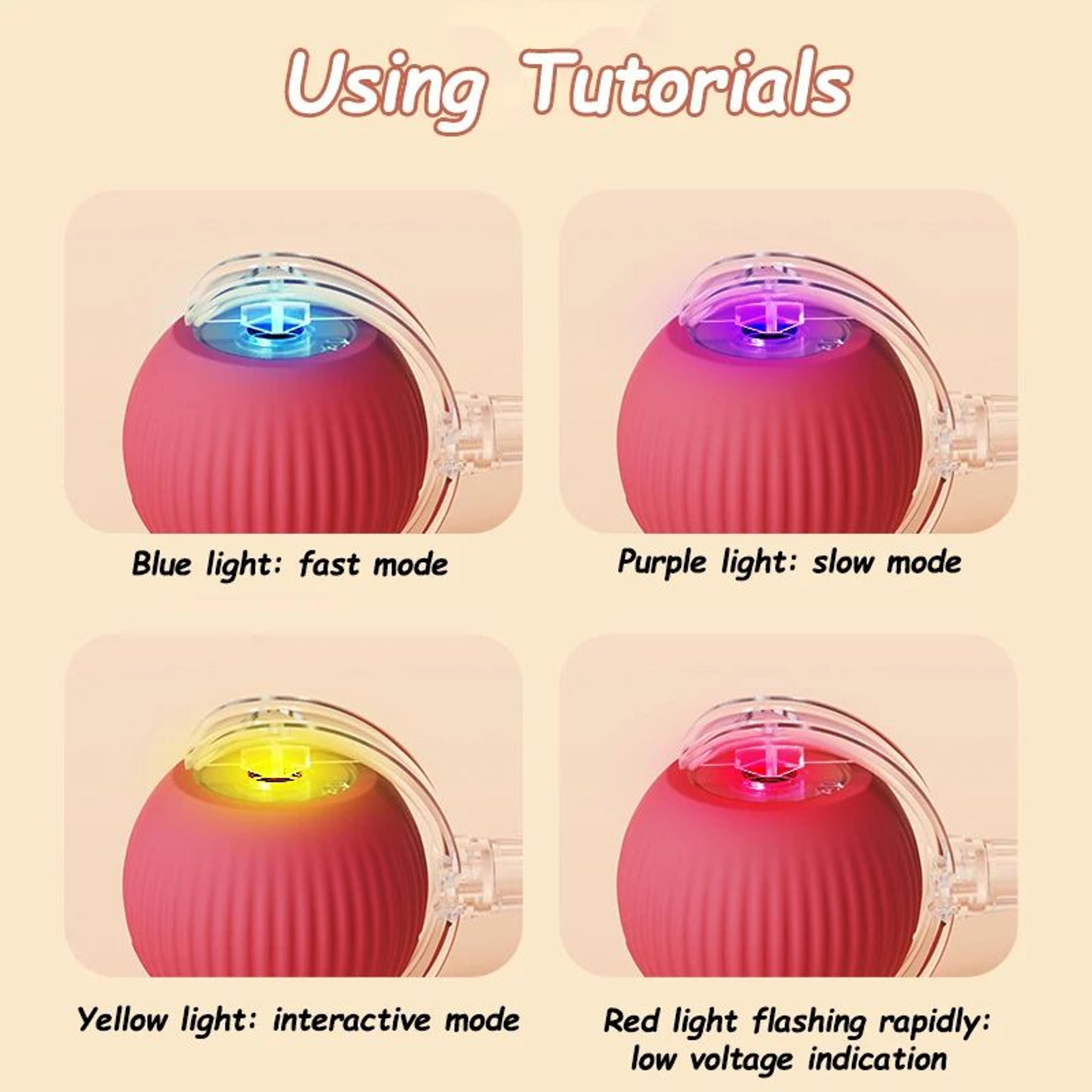SmartTail Motion Ball  Rechargeable Interactive Cat Toy With Rolling Mouse Tail 5