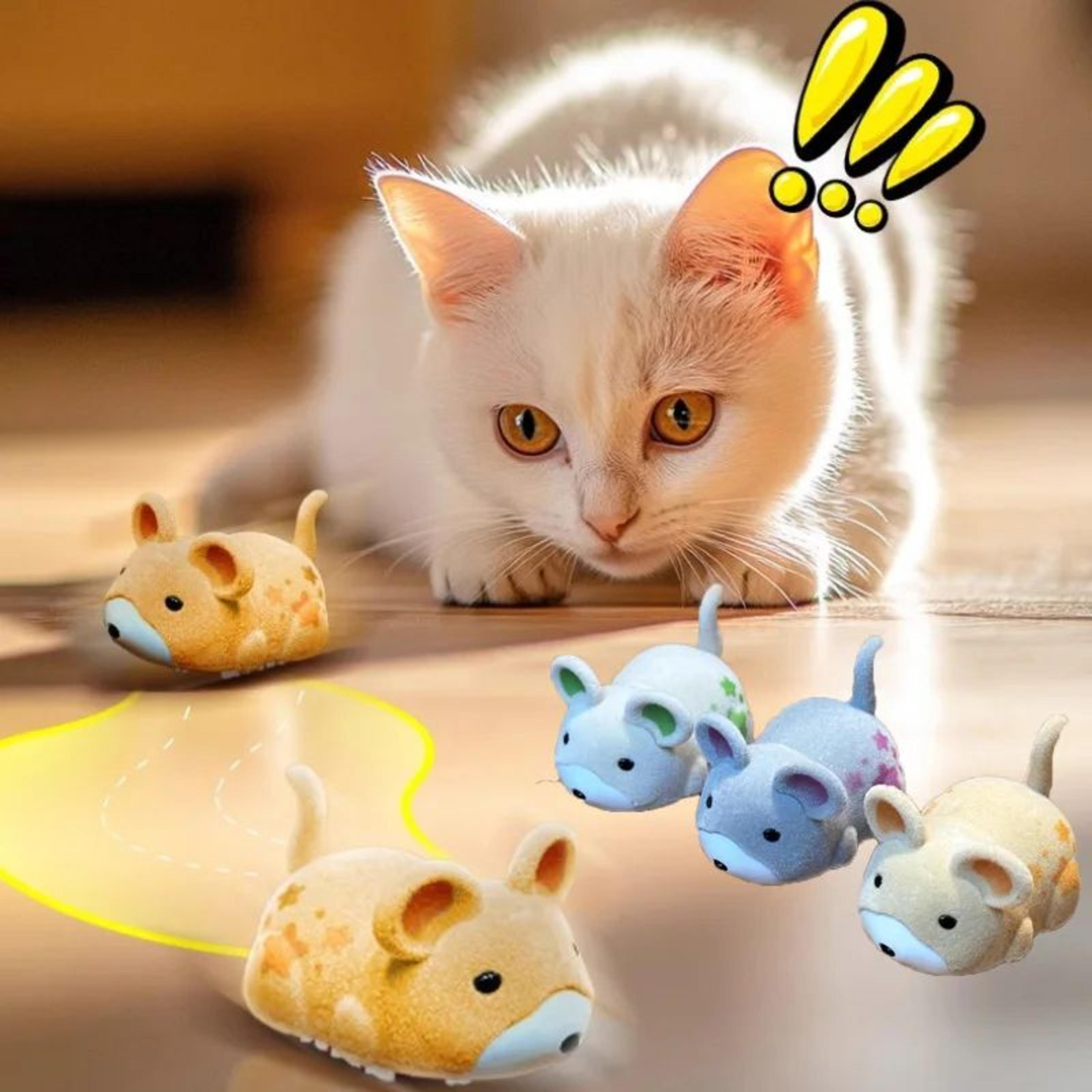 Rechargeable Smart Moving Mouse Interactive Cat Toy 0