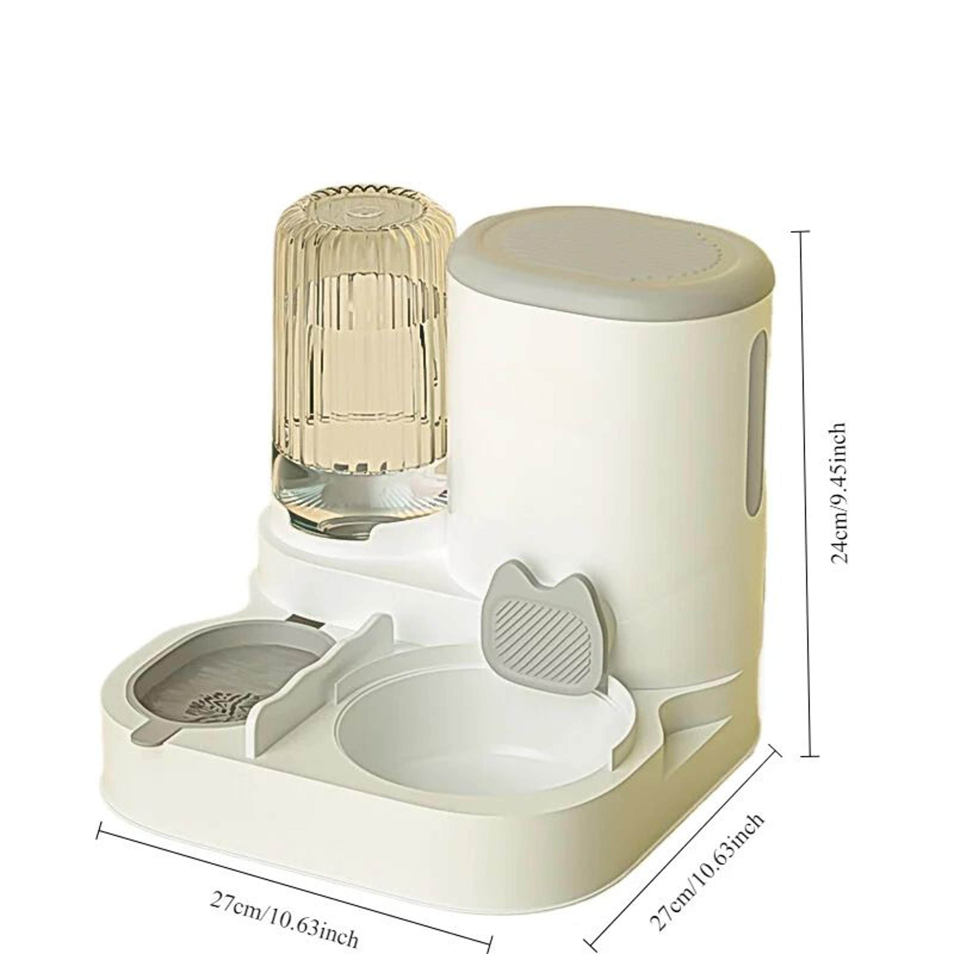 2in1 Automatic Cat Feeder And Pet Water Dispenser Bowl 5