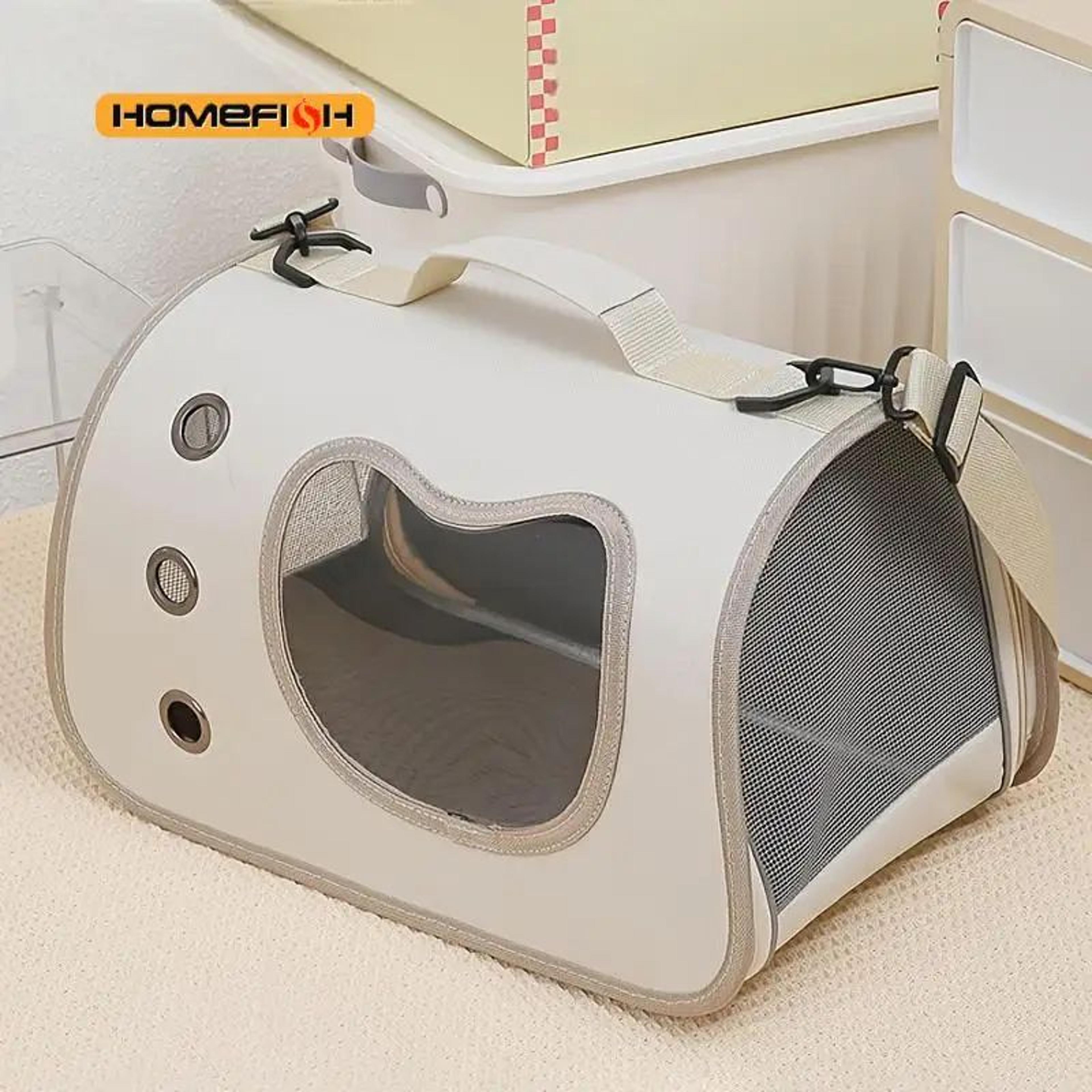 Foldable Breathable Pet Carrier Bag For Cats And Small Dogs 0