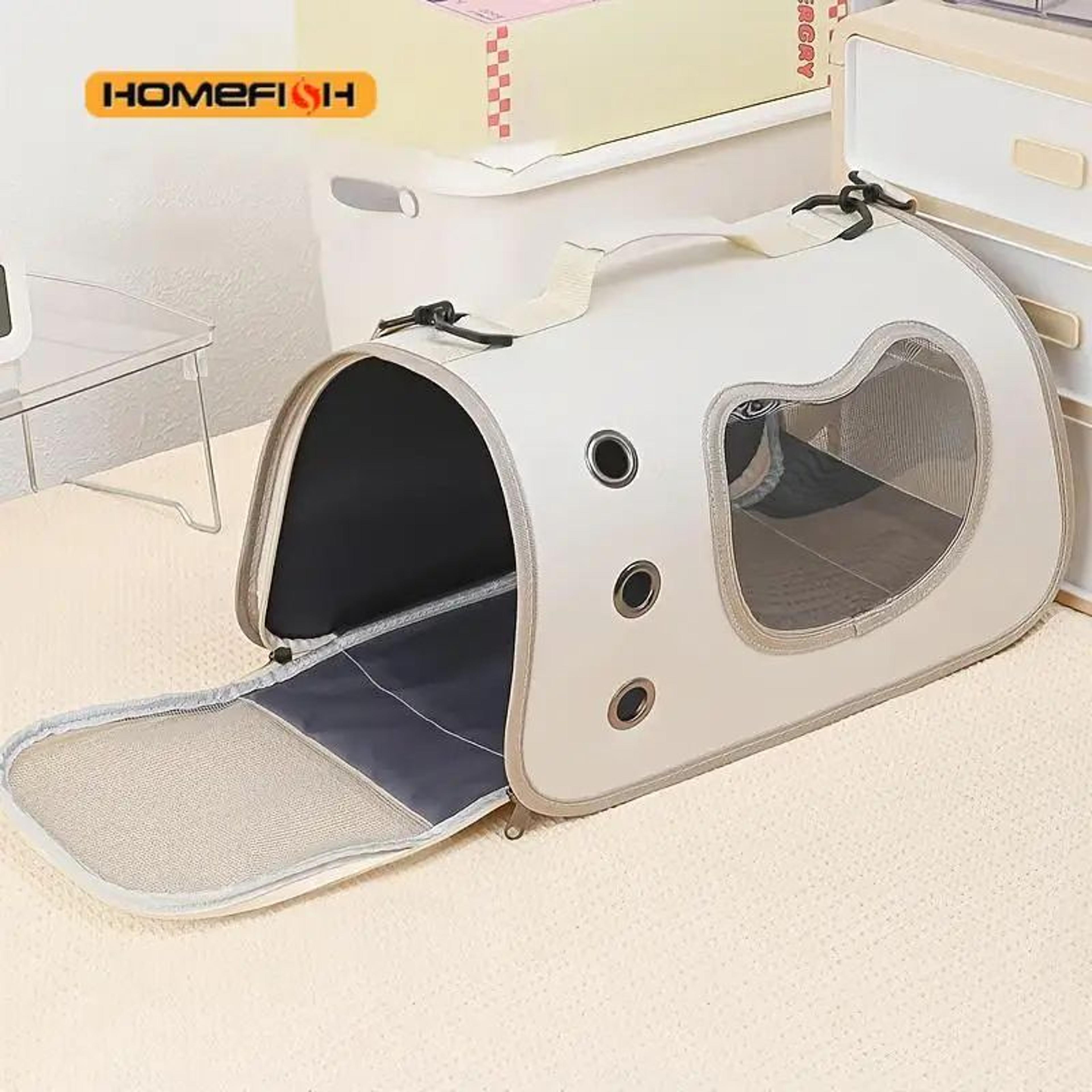 Foldable Breathable Pet Carrier Bag For Cats And Small Dogs 1