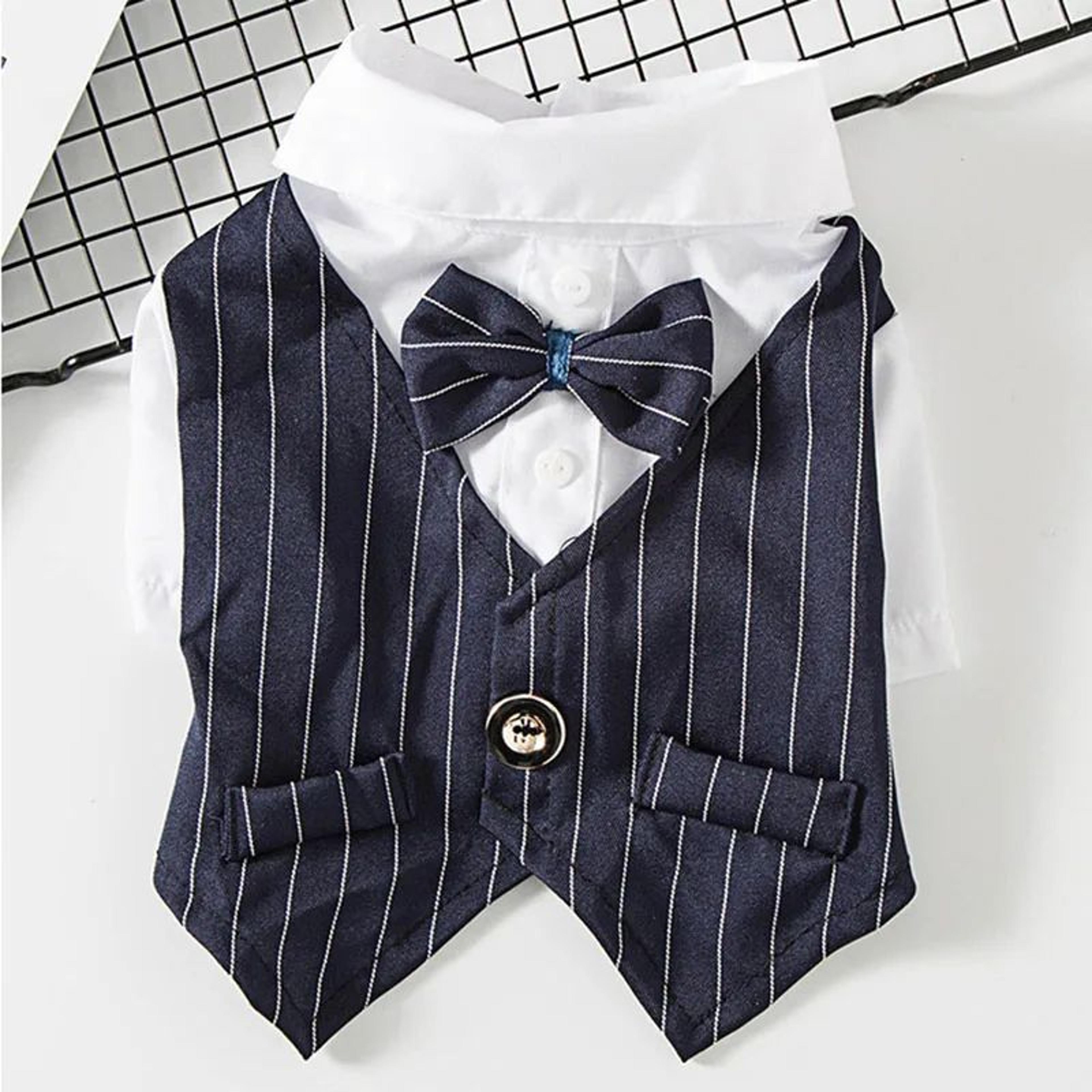 Dapper Pet Party Suit Jacket For Cats And Small Dogs 8