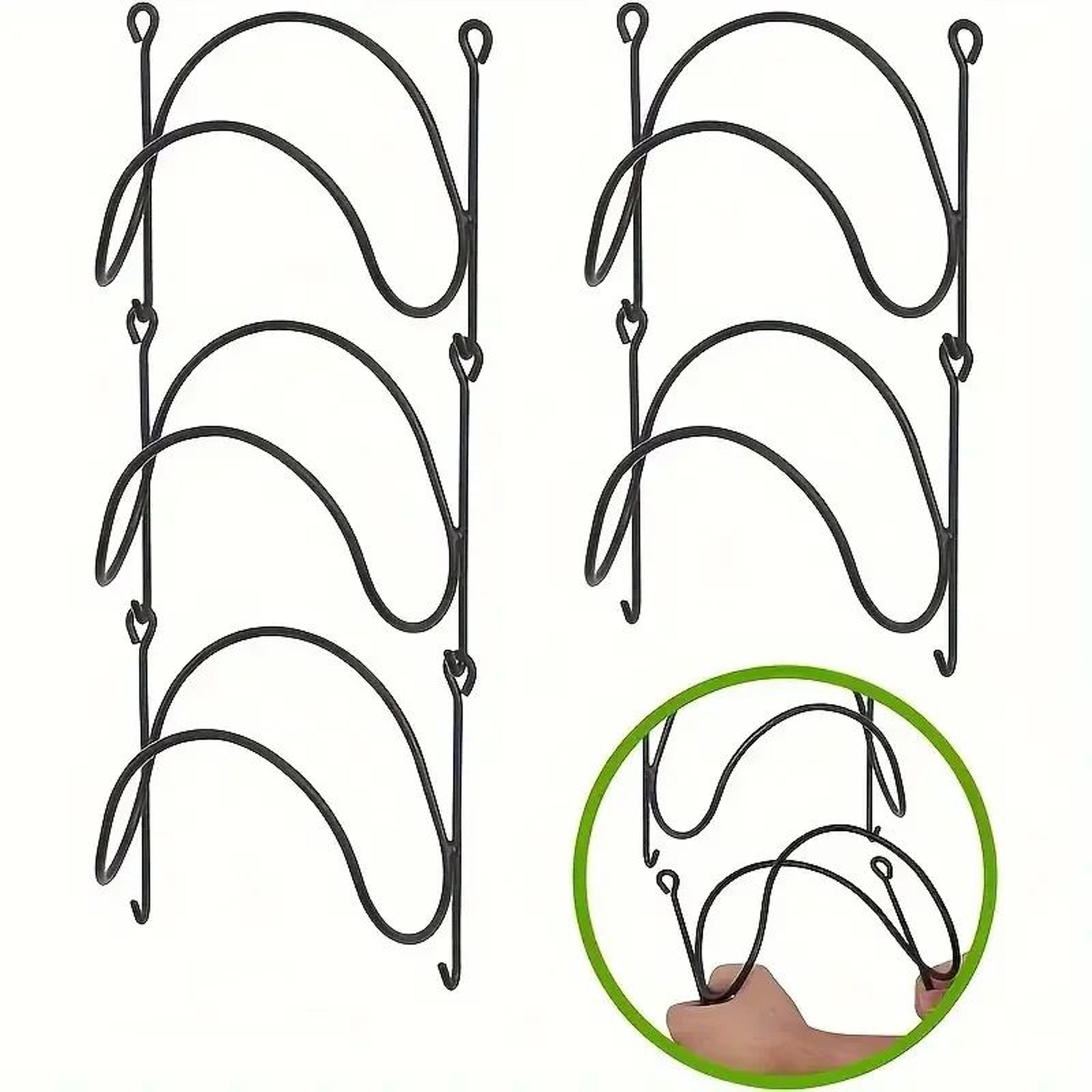 SpaceSaver WallMounted Towel Rack With Hooks  MultiLayer Storage Shelf 4