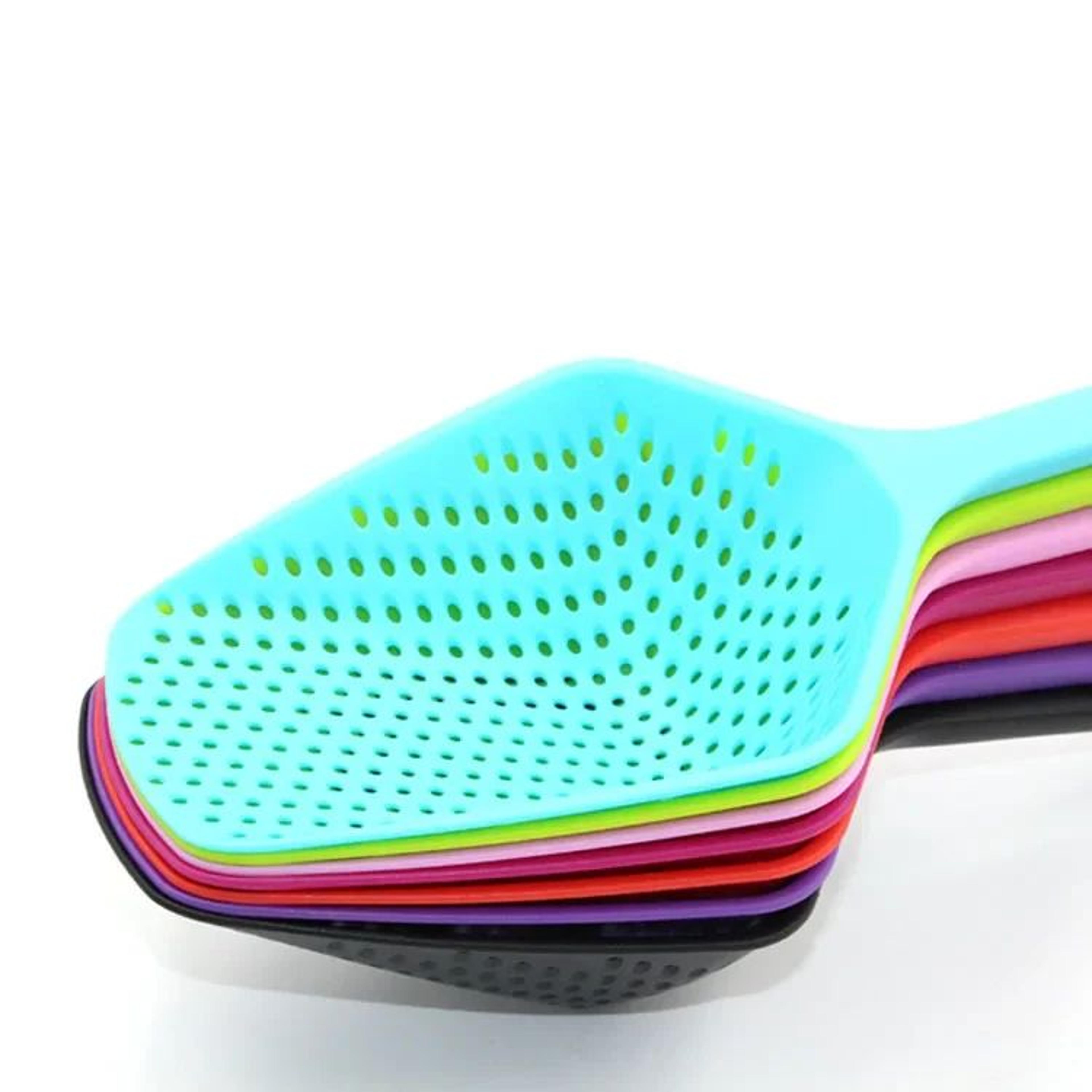 EasyDrain Silicone Ice Scoop And Kitchen Strainer Spoon 6