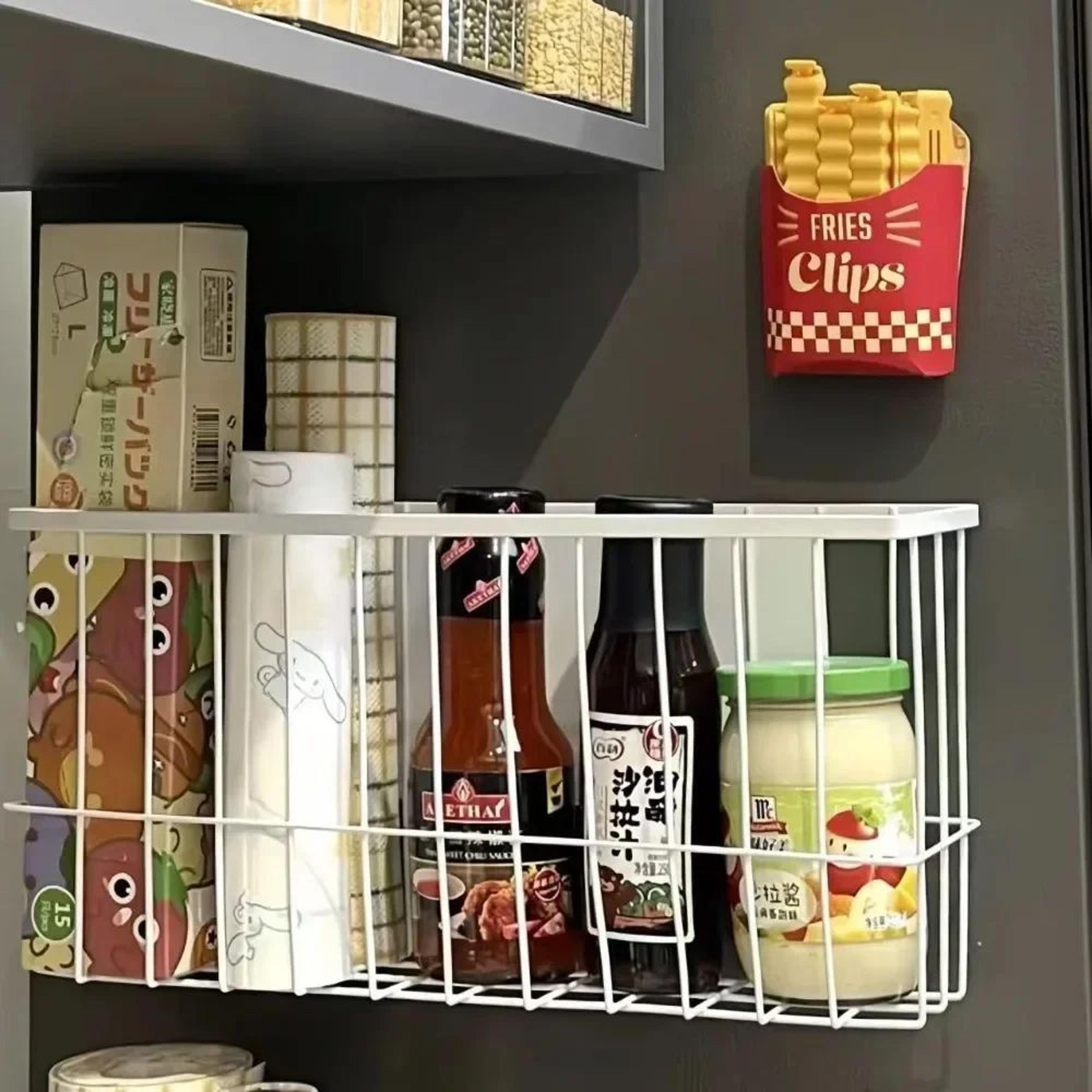 Magnetic Spice Rack  Refrigerator Storage Shelf Organizer 4