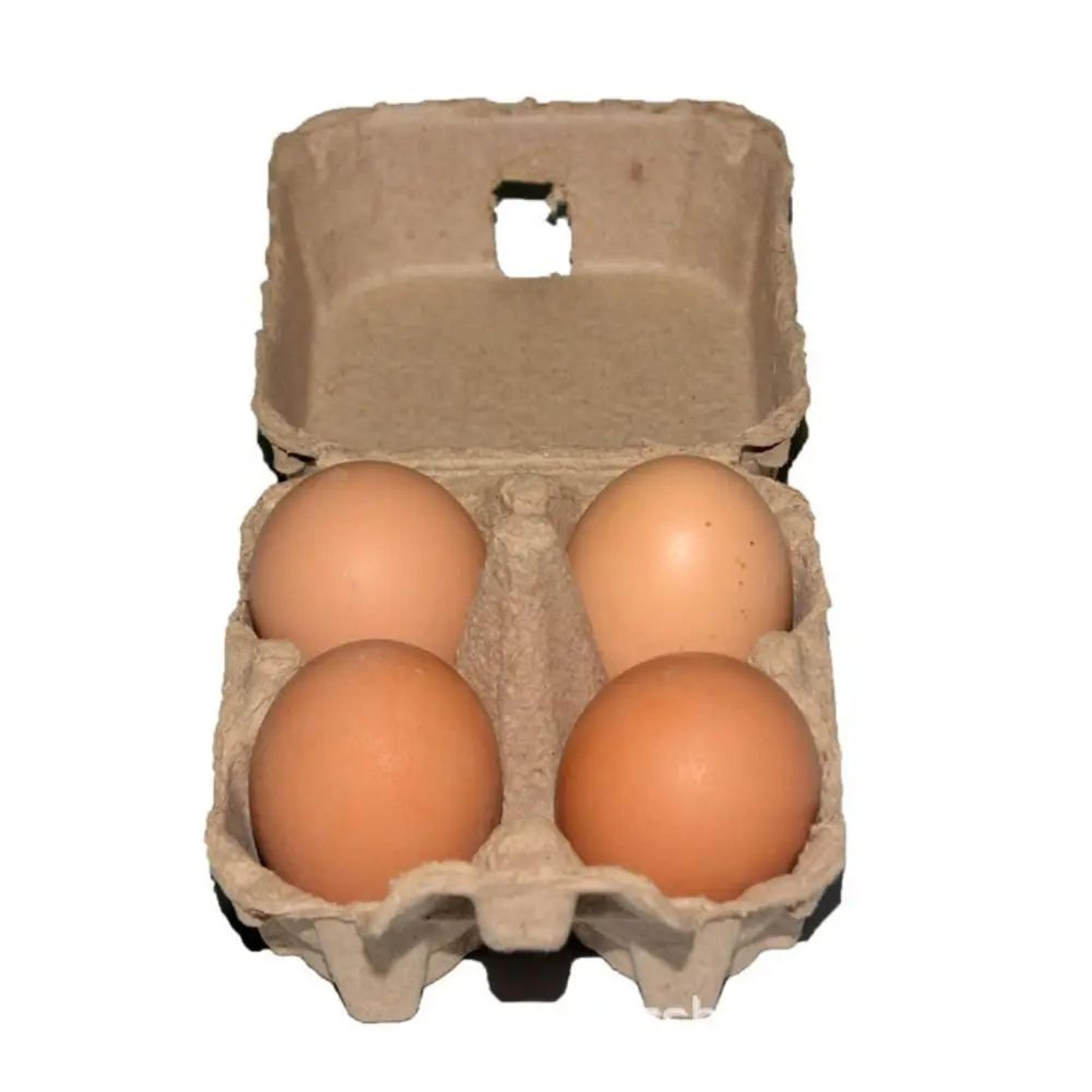 EcoFresh Kraft Pulp Egg Storage Tray For Refrigerator  Farm Eggs 10pcs 0