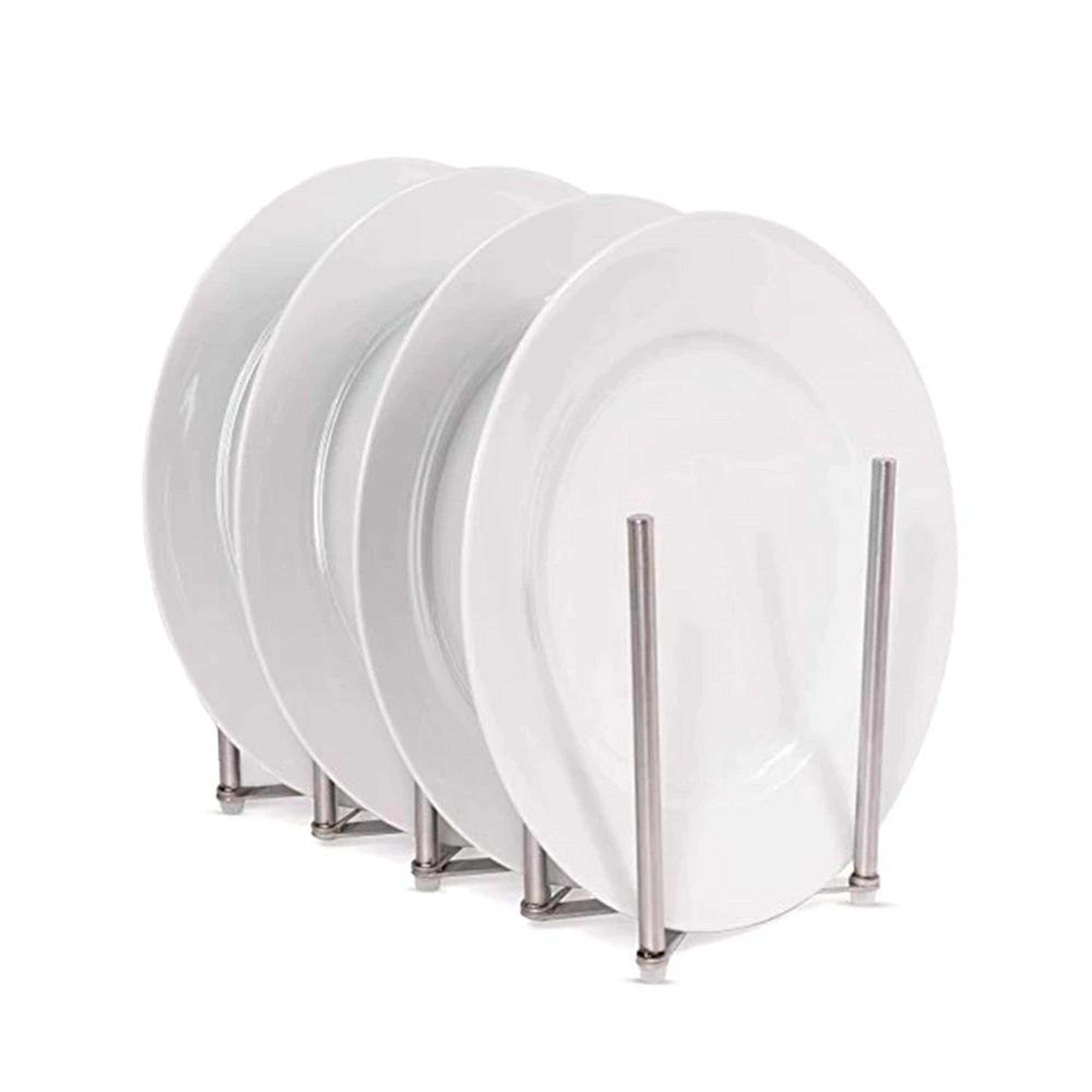 Retractable Pot Lid Holder  Kitchen Drain Rack  Adjustable Pan Lid Organizer For Countertops 2