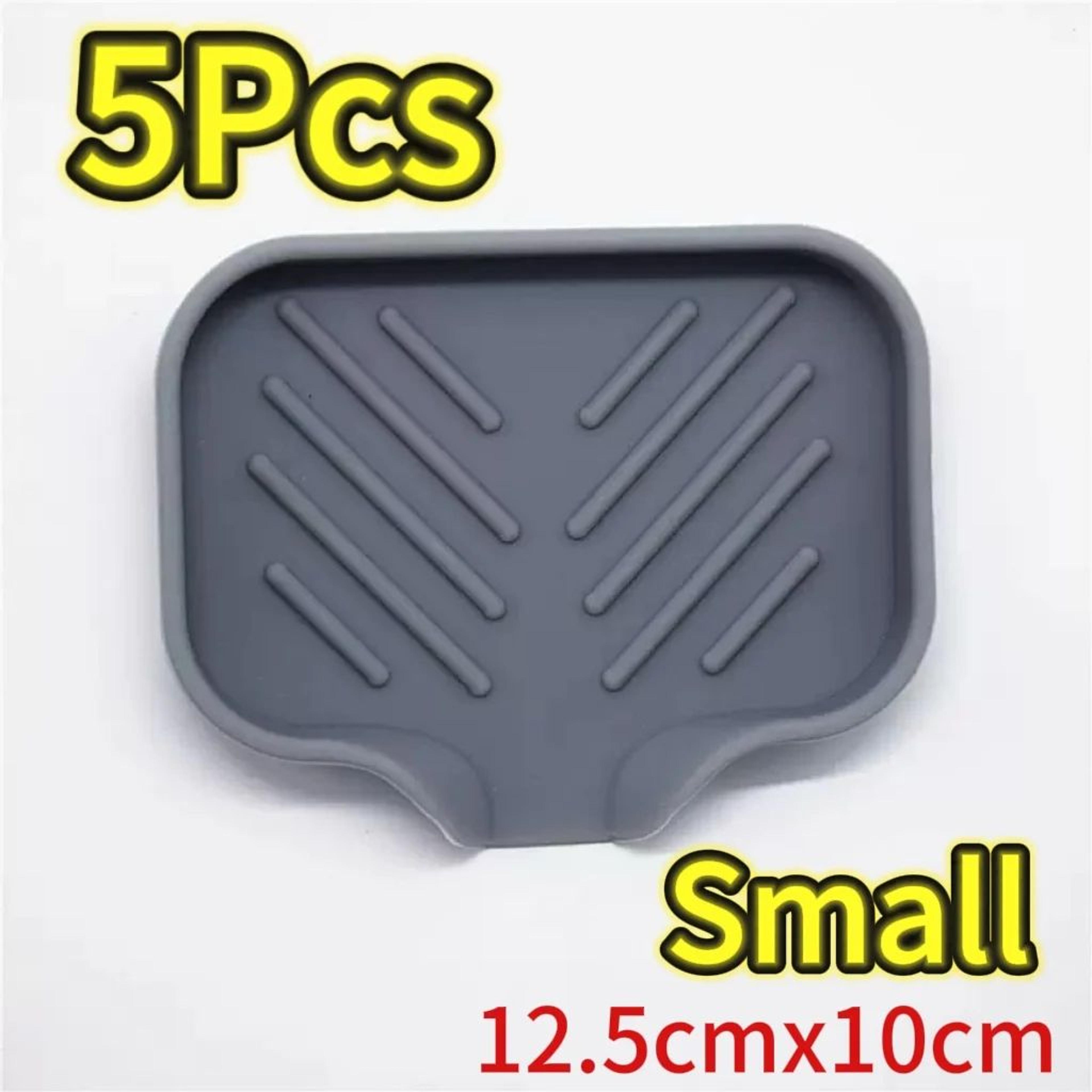 QuickDrain Silicone Sink Caddy Tray  Kitchen Sponge Holder Soap Organizer  Drainage Sink Organizer 12