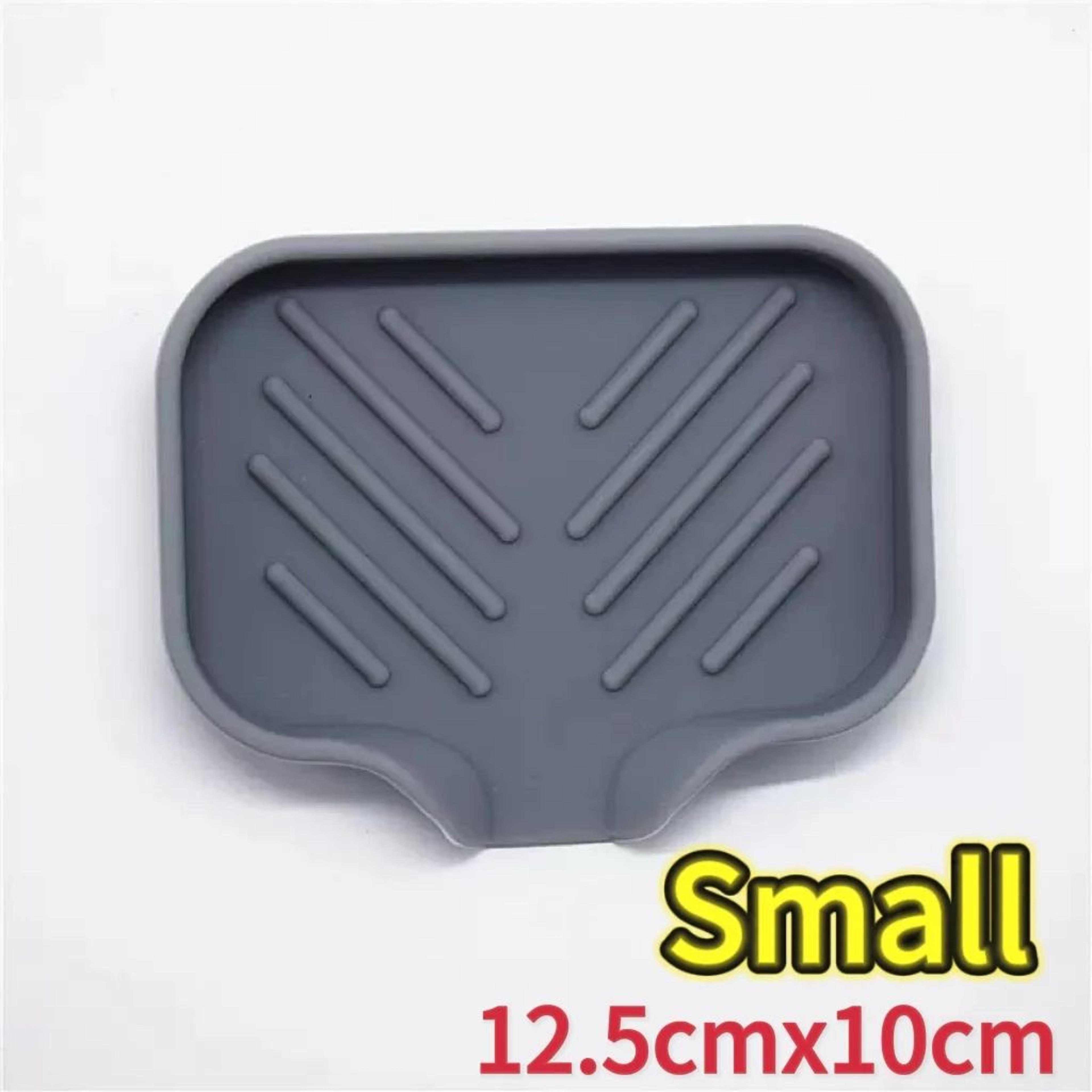QuickDrain Silicone Sink Caddy Tray  Kitchen Sponge Holder Soap Organizer  Drainage Sink Organizer 6