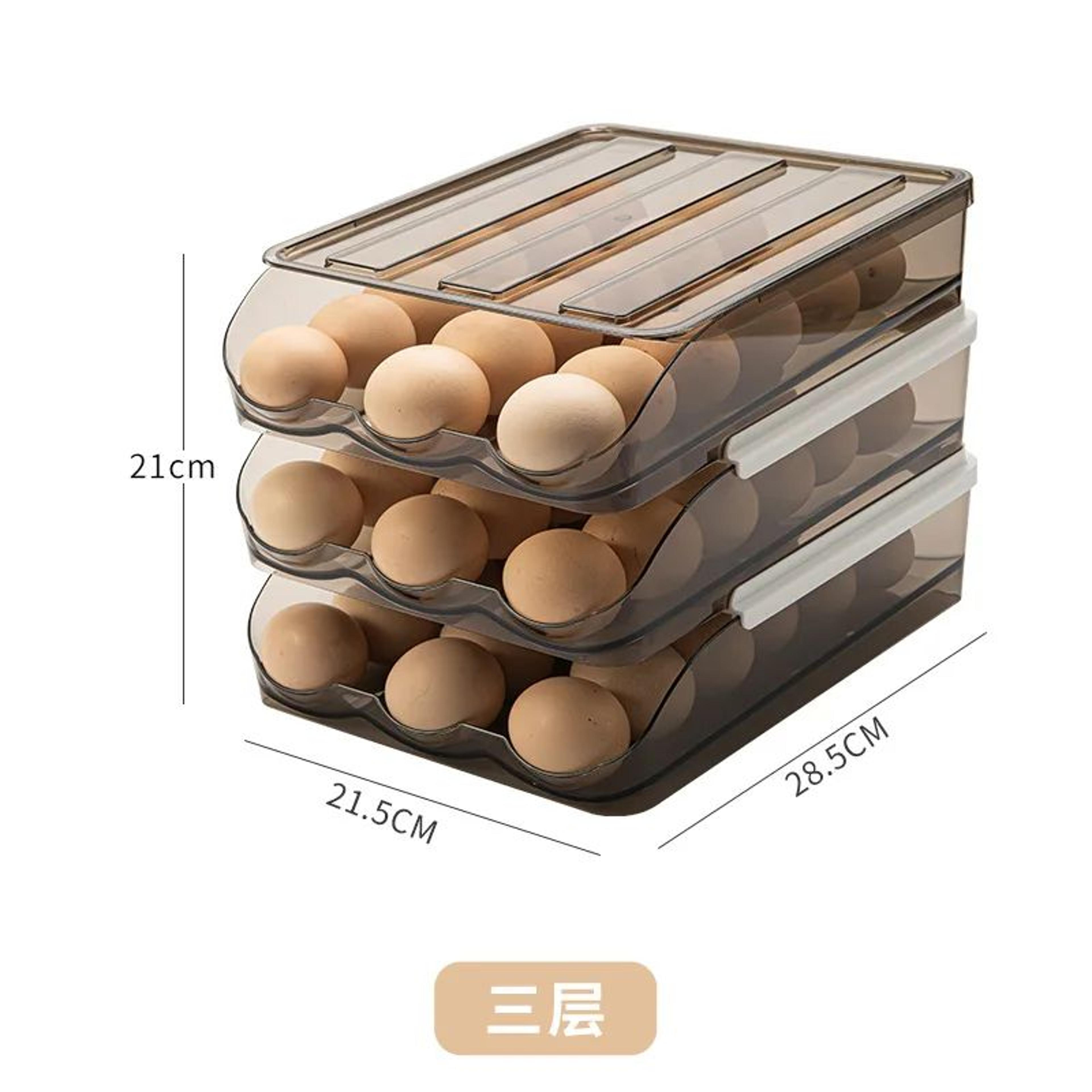 RollFlow Automatic Egg Storage Organizer For Refrigerator 8