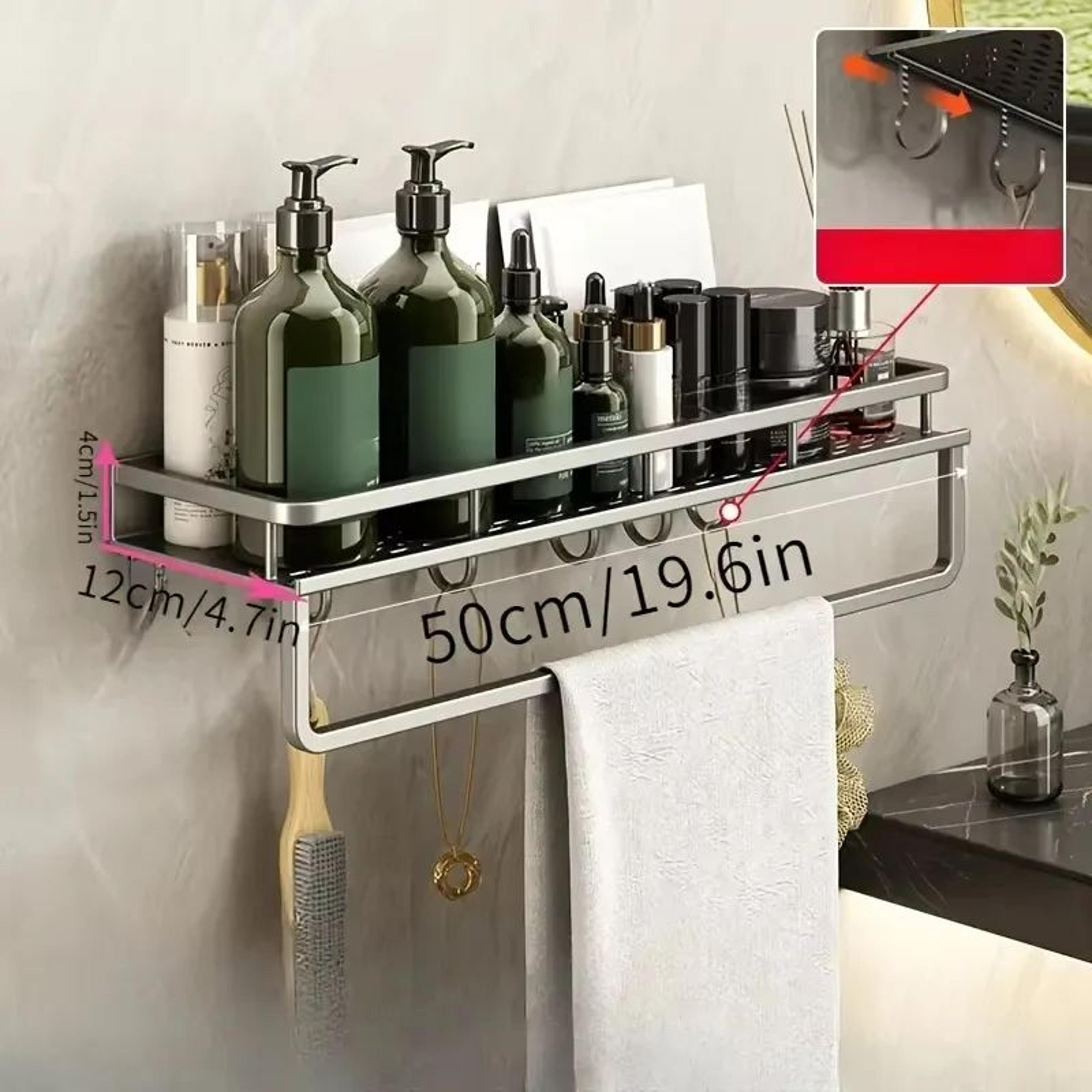 SpaceSaver Aluminum WallMounted Spice Rack Shelf 9
