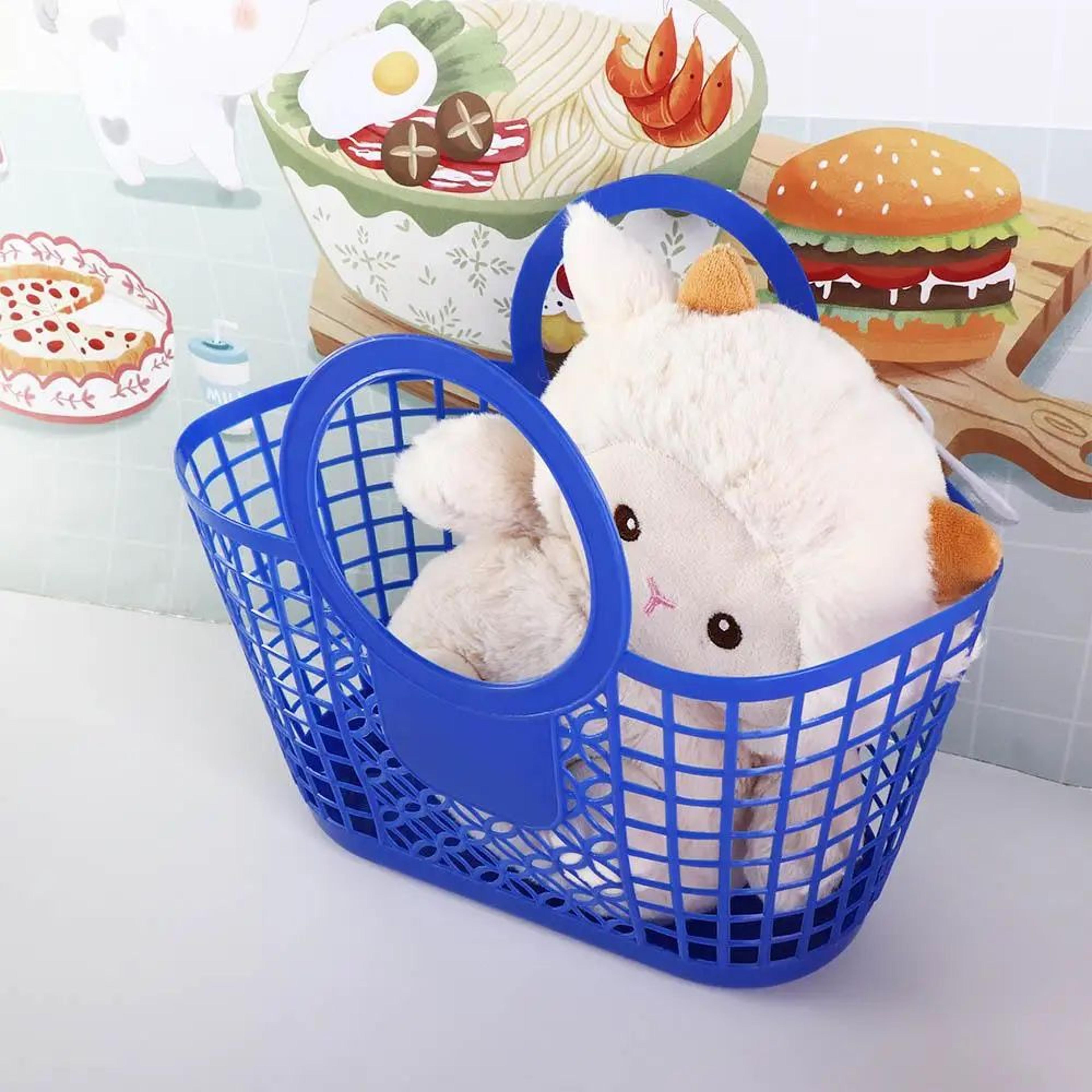Portable MultiPurpose Storage Basket For Kitchen Bathroom  Toys 4