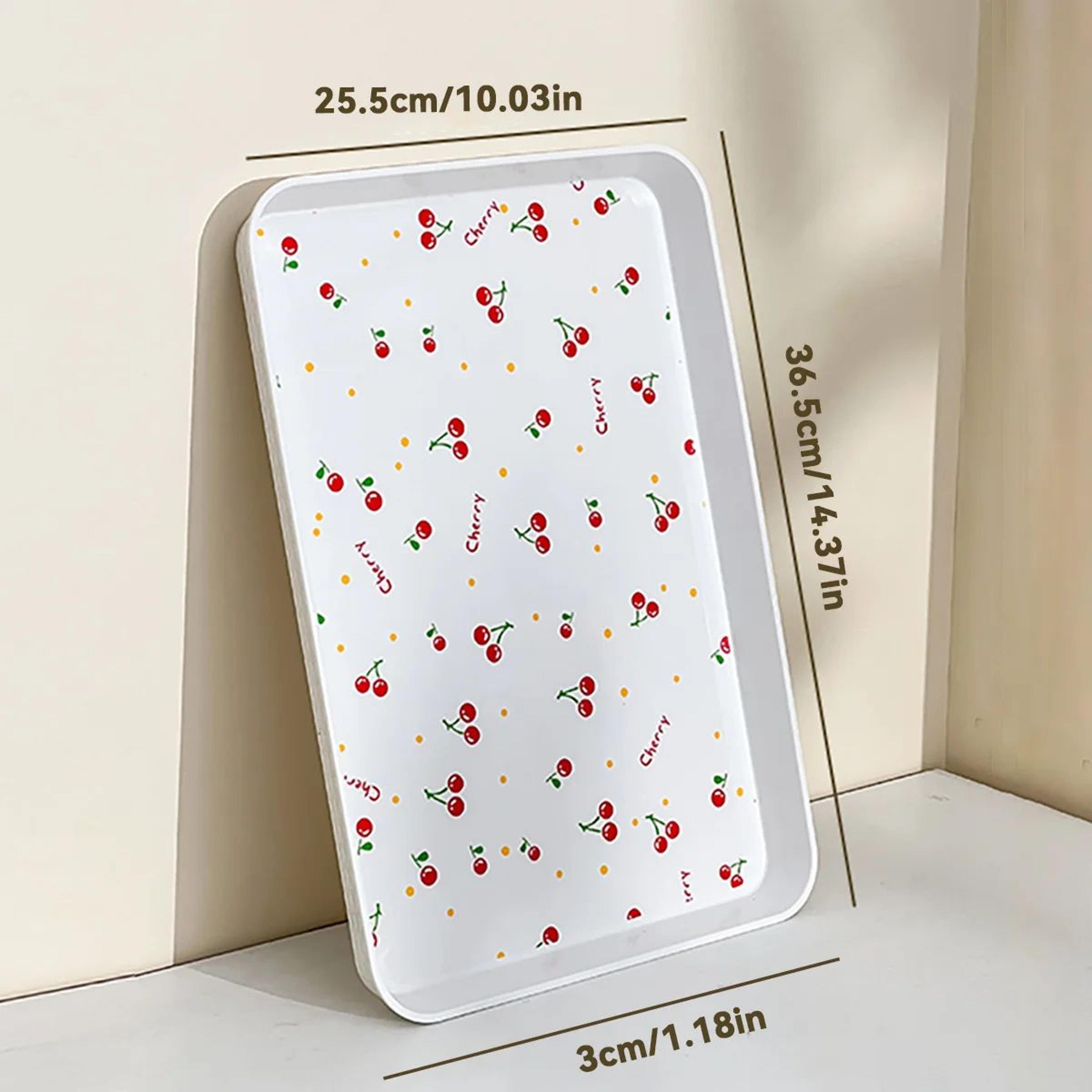 Cherry Blossom MultiPurpose Serving  Organizer Tray  Decorative Serving Tray For Snacks Jewelry  Va 10