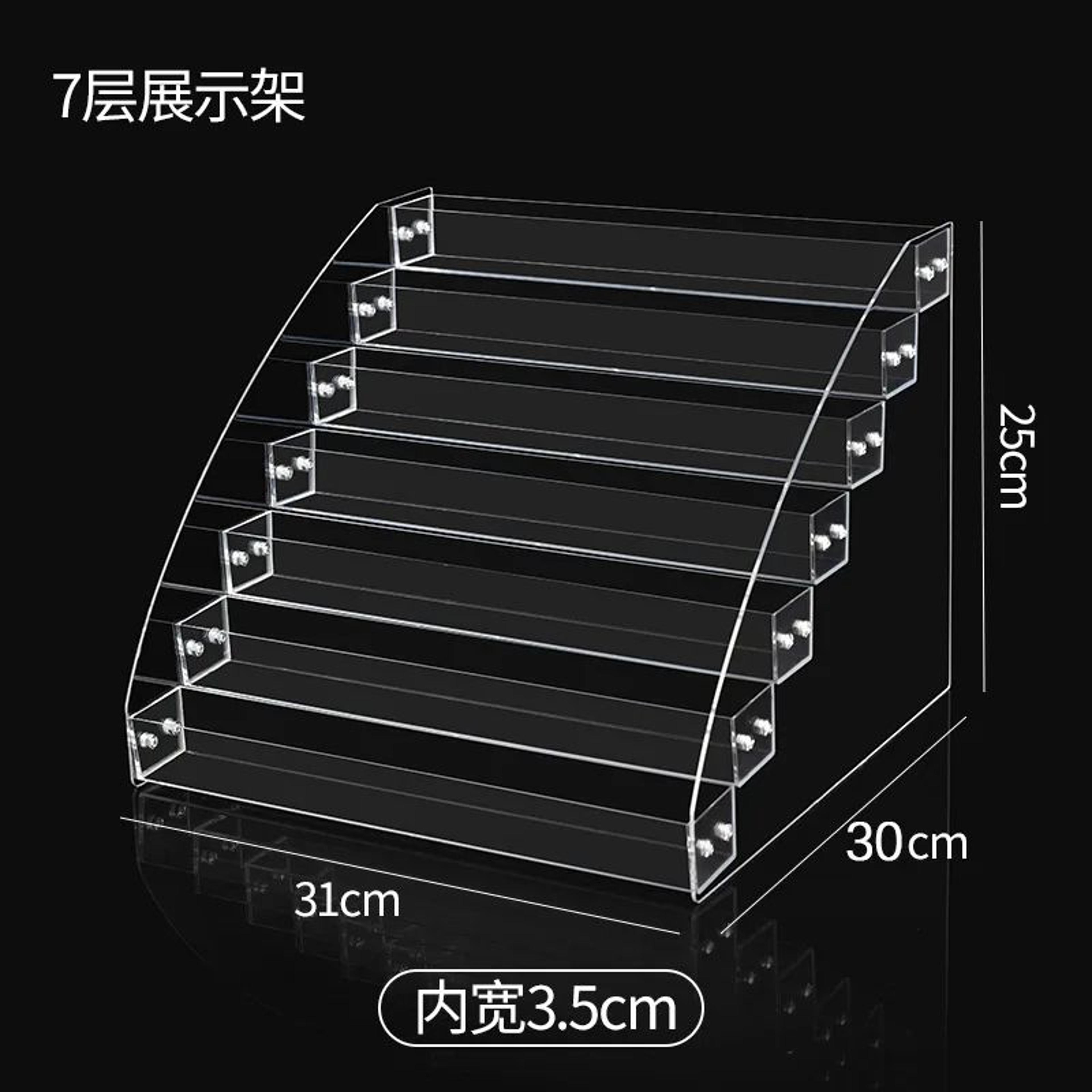 Premium Clear Acrylic Nail Polish Display Rack With Drawer Storage For Salon  Home 7
