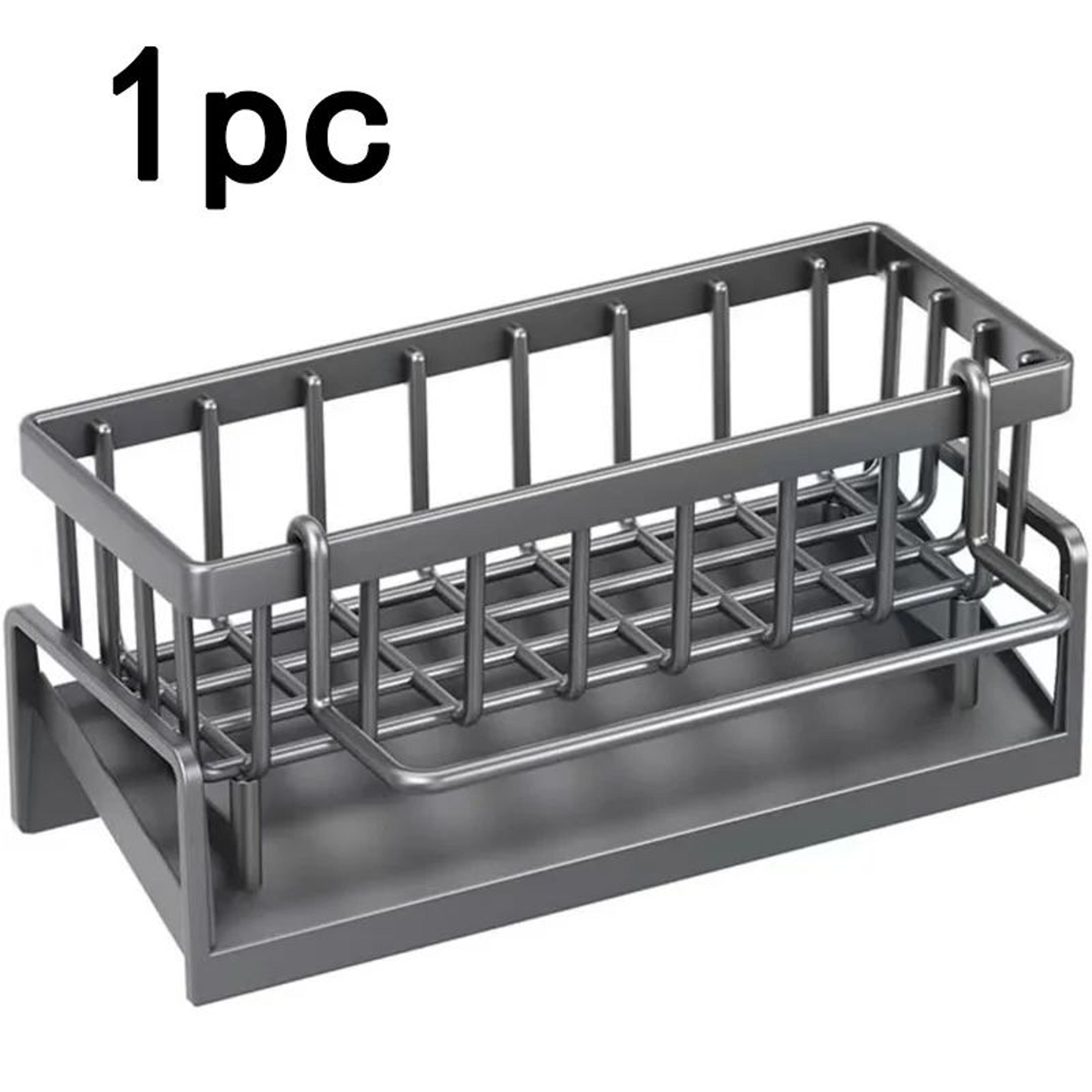 AquaSpace OverSink Sponge  Soap Organizer Rack  Rustproof Kitchen Sink Caddy With NoDrill Installat 1