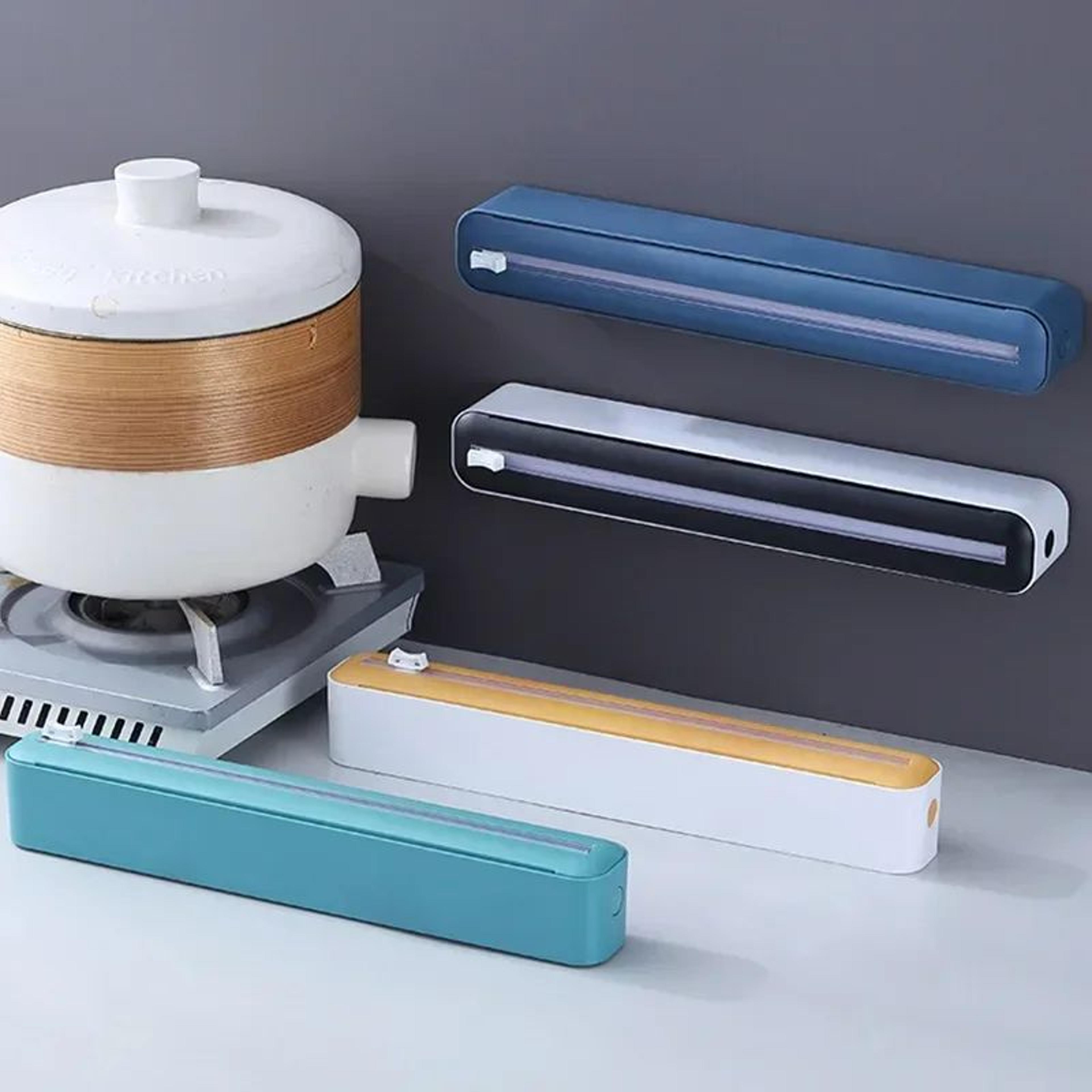 SmartCut 2in1 Plastic Wrap Dispenser  Foil Cutter Storage Box 1