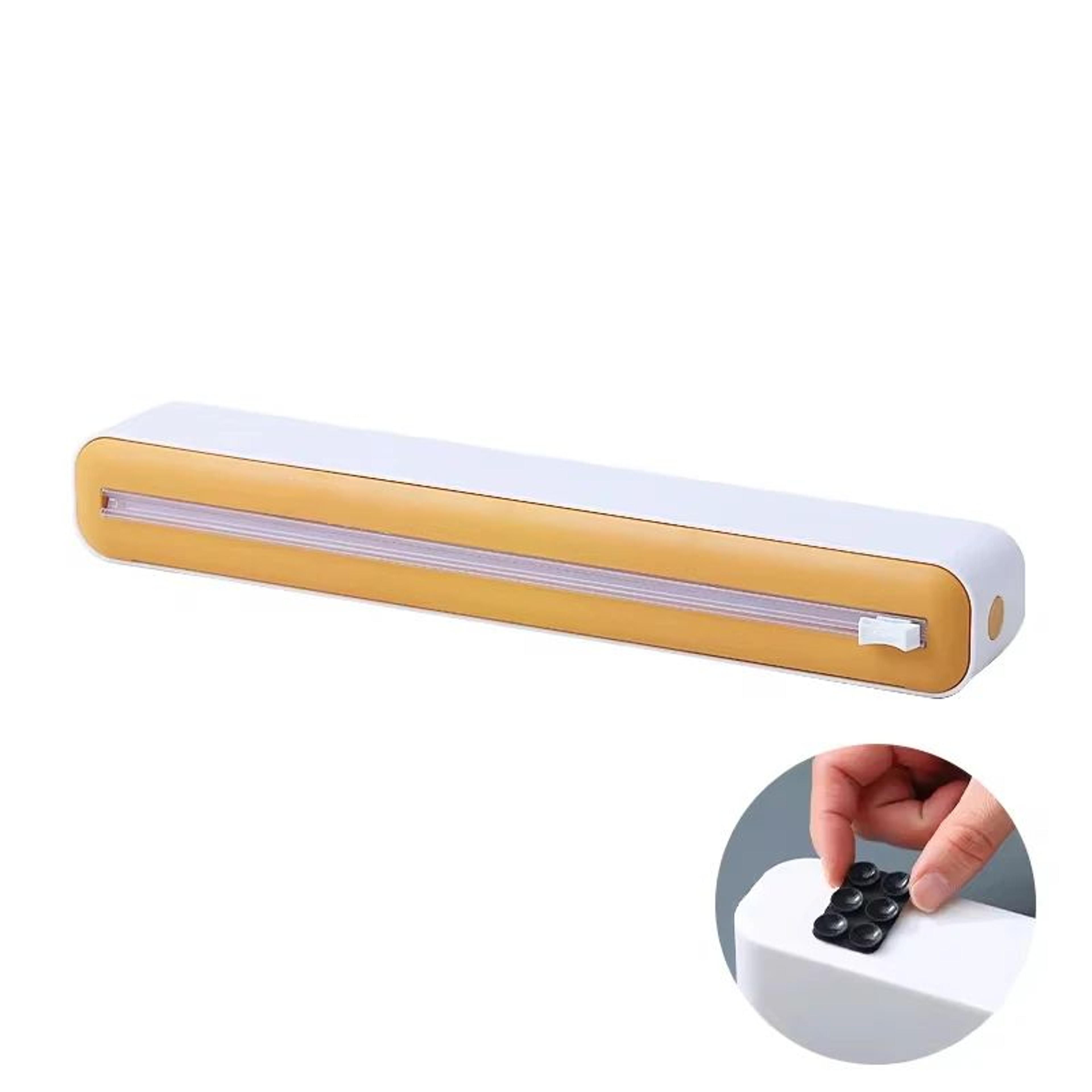 SmartCut 2in1 Plastic Wrap Dispenser  Foil Cutter Storage Box 10