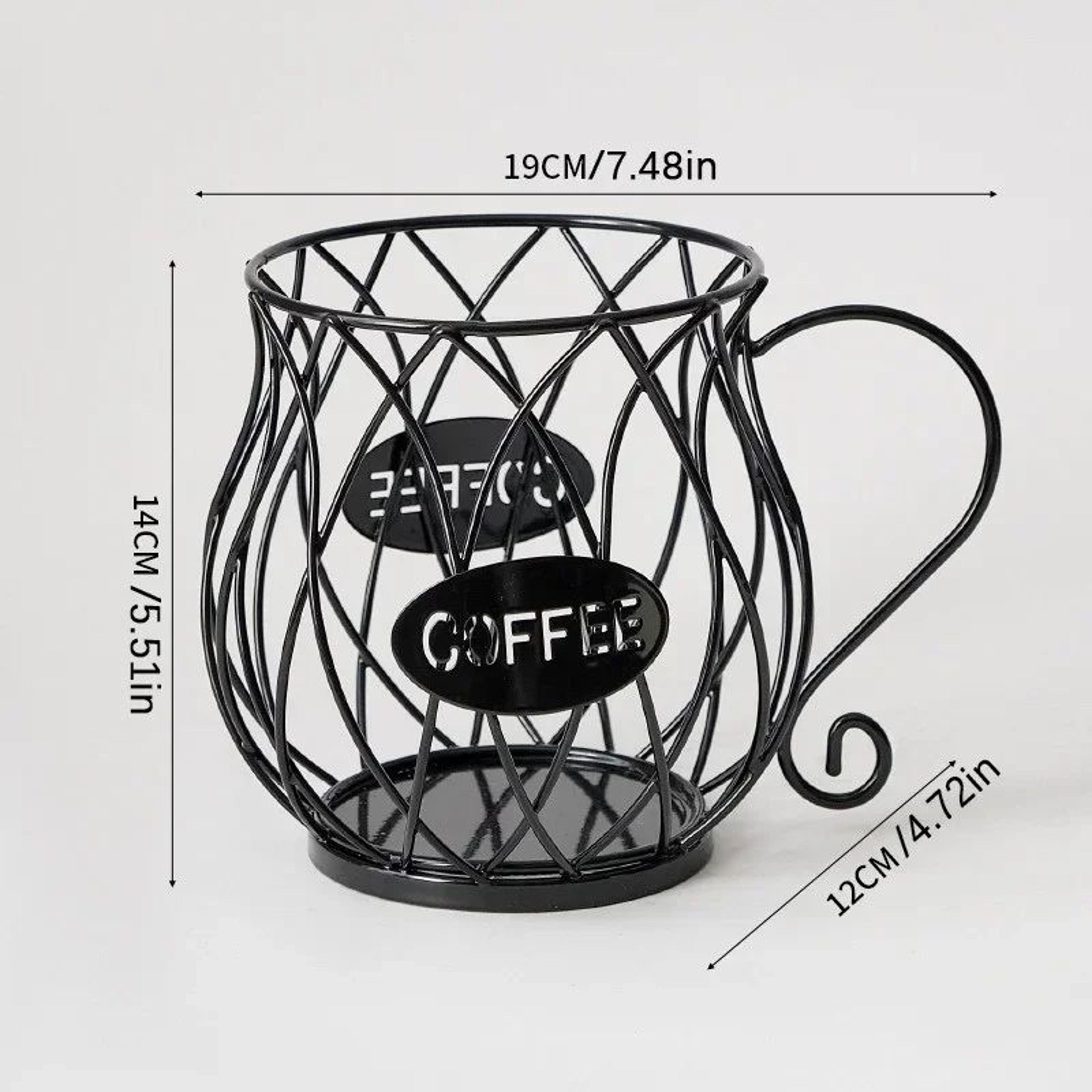BrewNest Coffee Pod Storage Basket Organizer 8