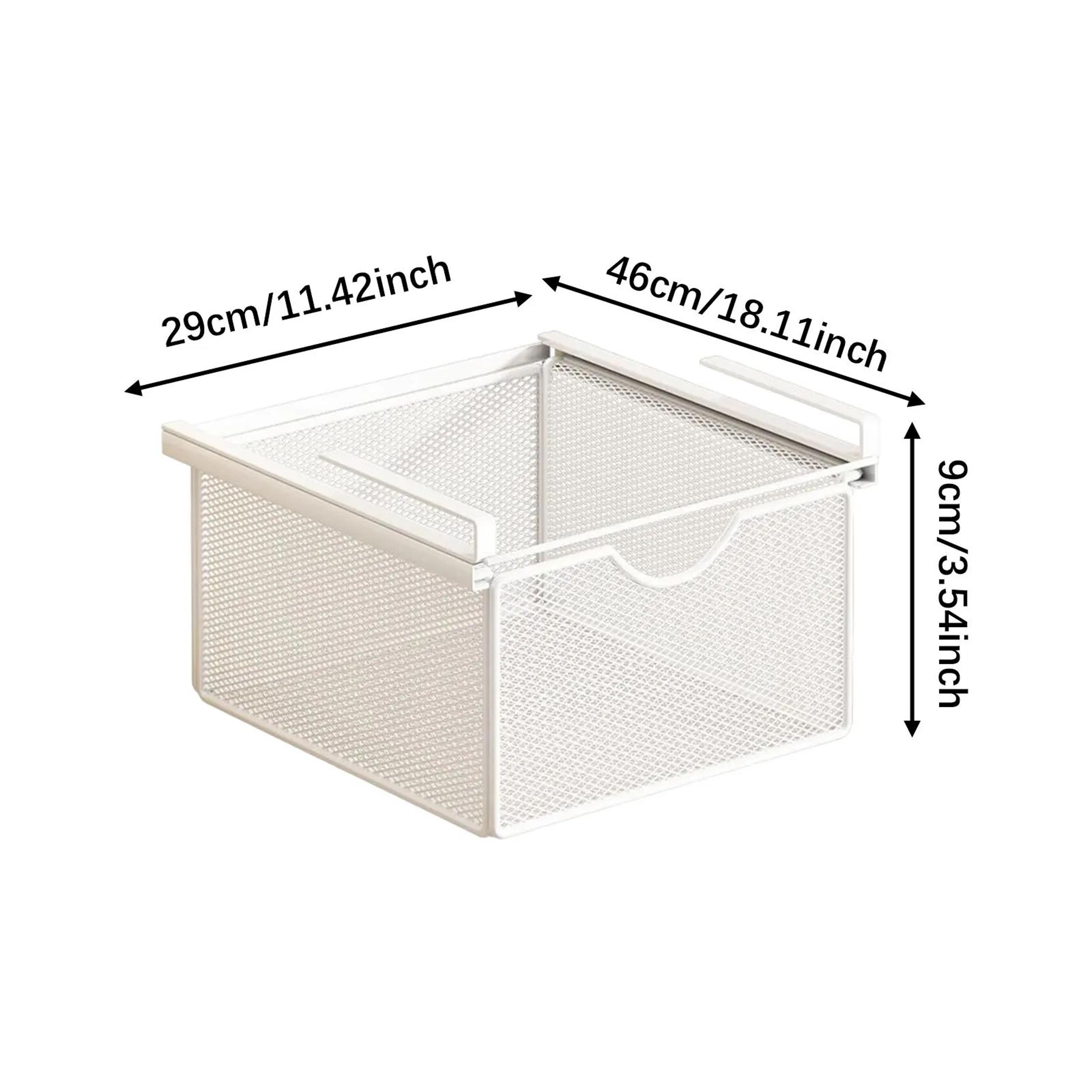 Under Cabinet Hanging Storage Basket Organizer 10