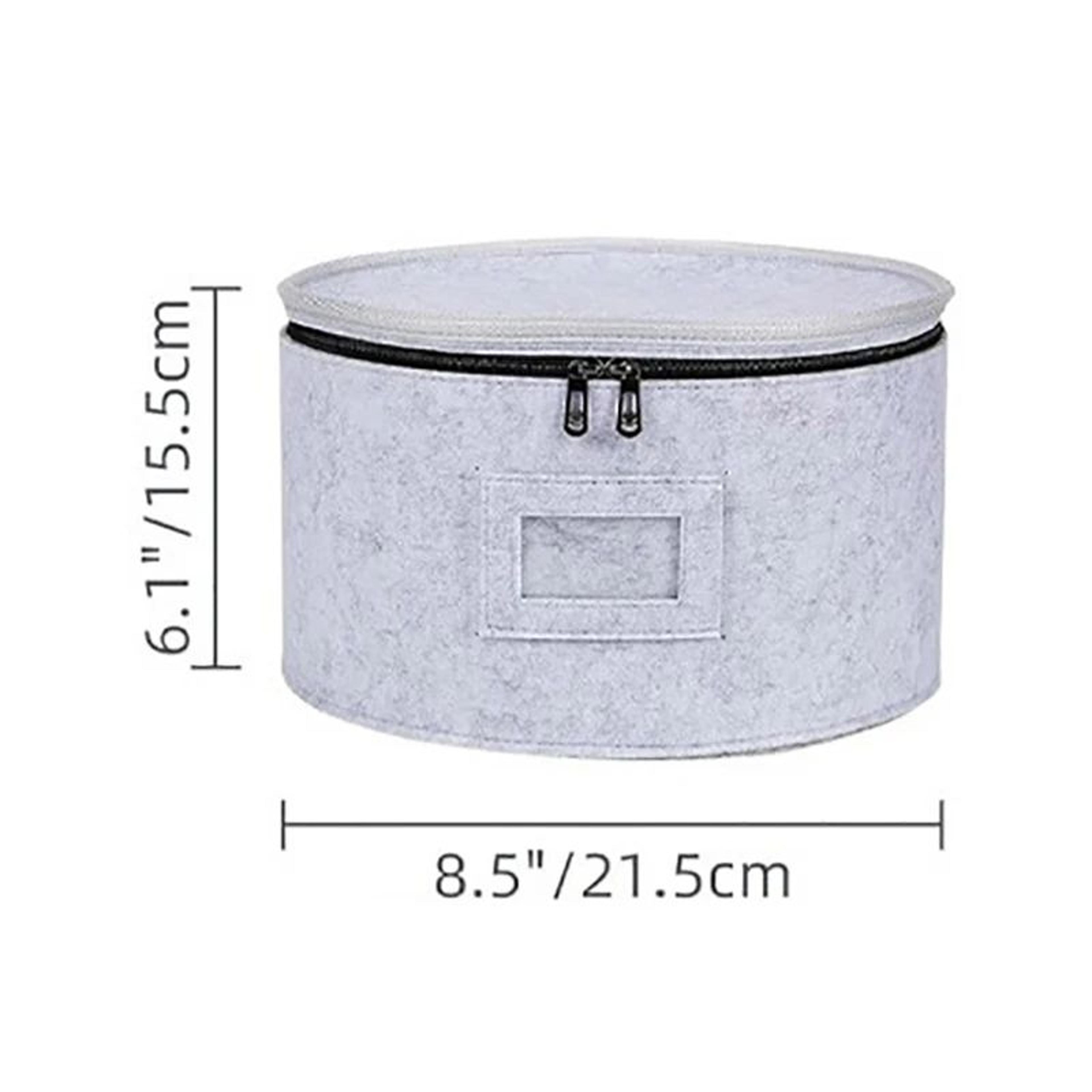 Felt Dish Storage Organizer For Plates Cups  Spoons  Kitchen Storage Bag With Felt Dish Protector 7