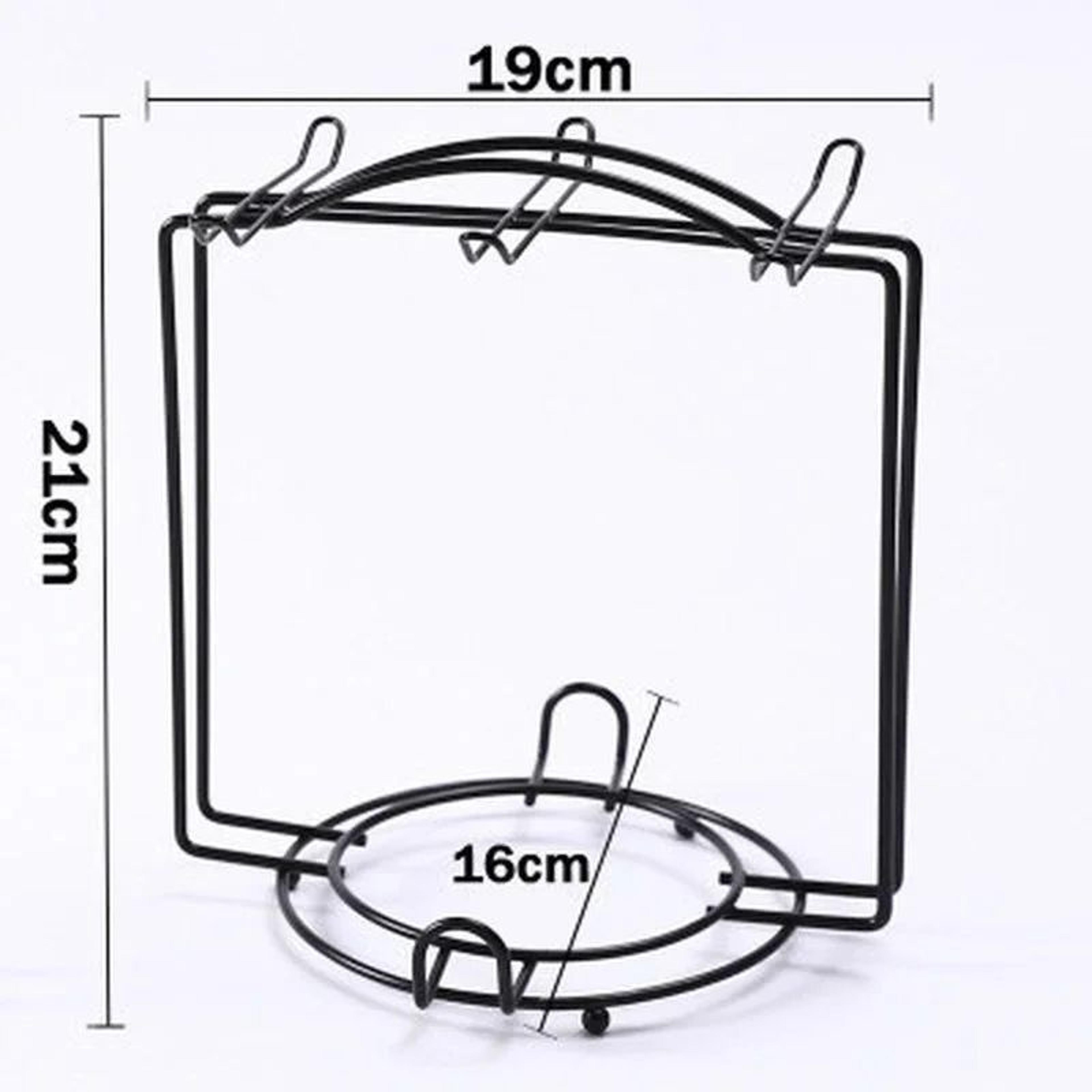 SpaceSaving Coffee Mug Holder Metal Cup Display Rack For Kitchen Cabinets  Counters 5