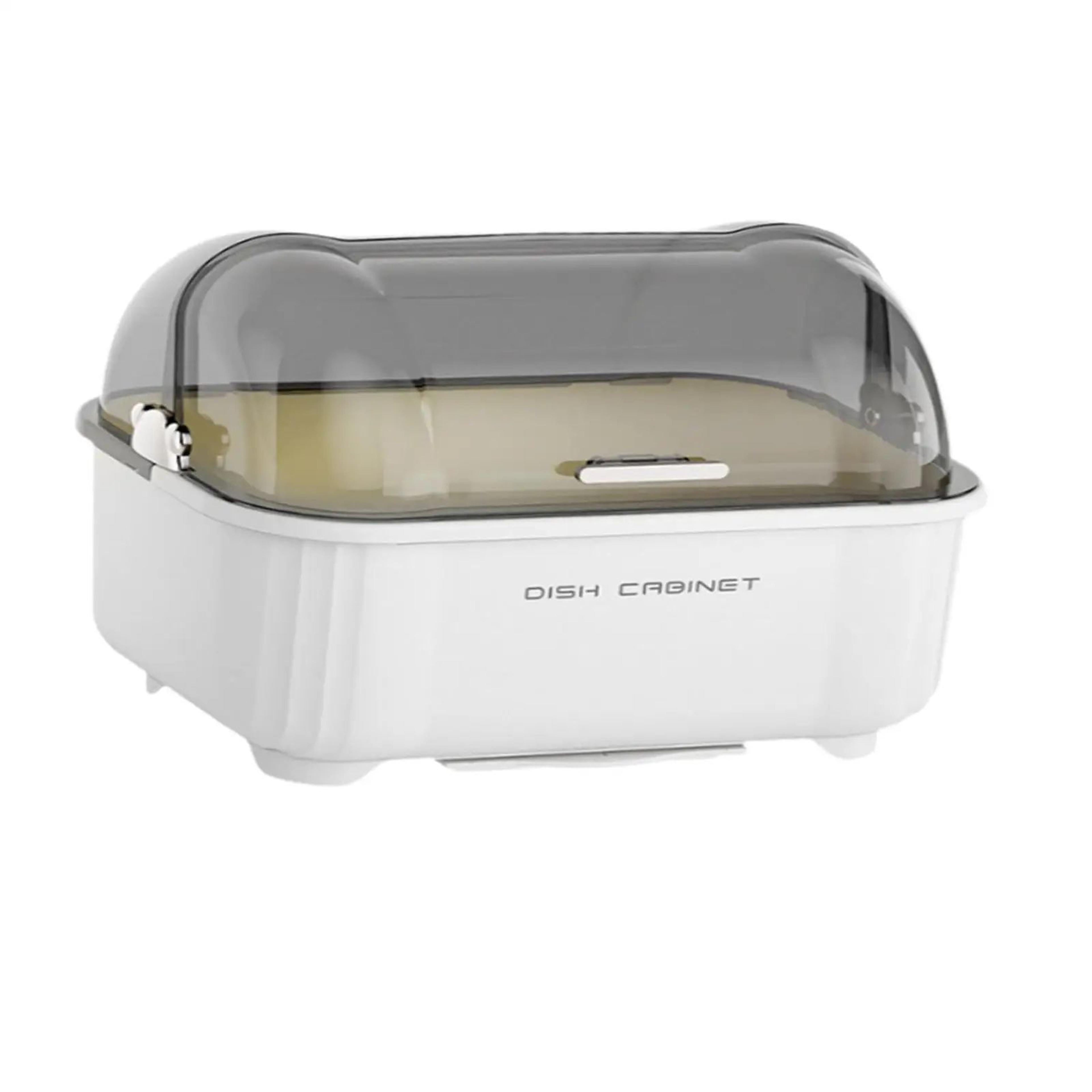 Large Capacity Dish Drying Rack With Lid  Covered Kitchen Drying Rack  Utensil Organizer 7