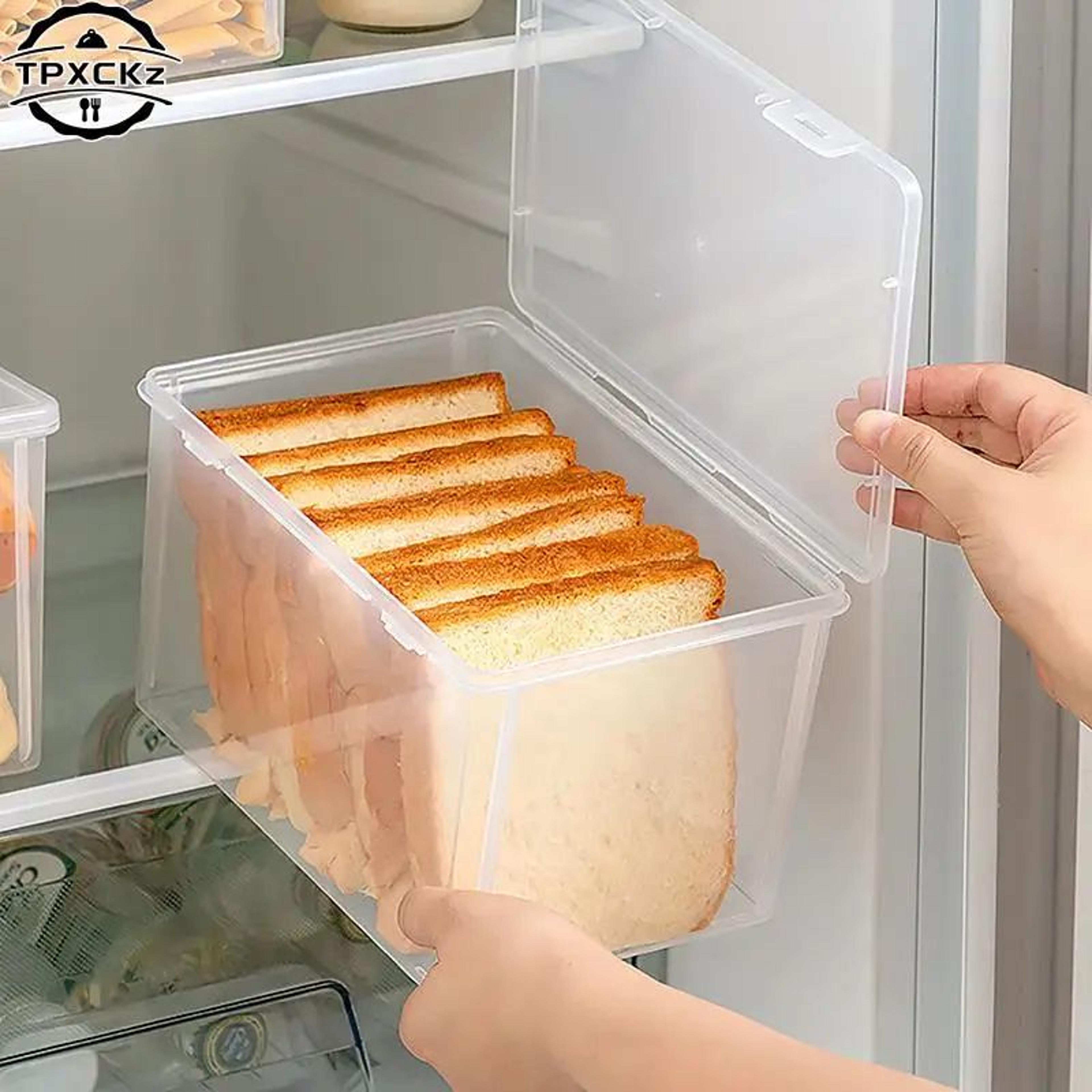 FreshLock Bread Storage Box Airtight Bread Container For Kitchen  Refrigerator Food Storage 0