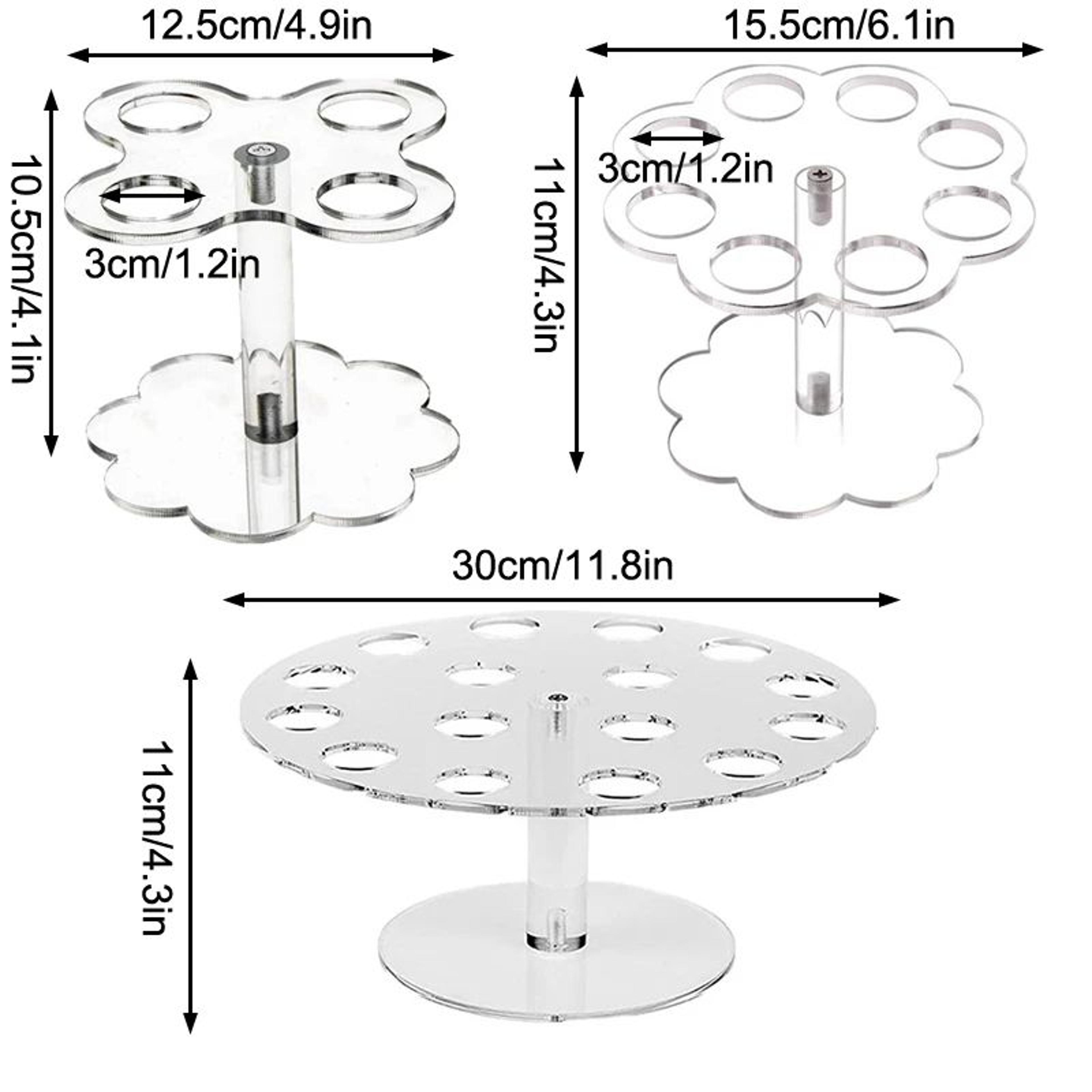 Acrylic Ice Cream Cone Display Stand For Parties And Dessert Tables 5