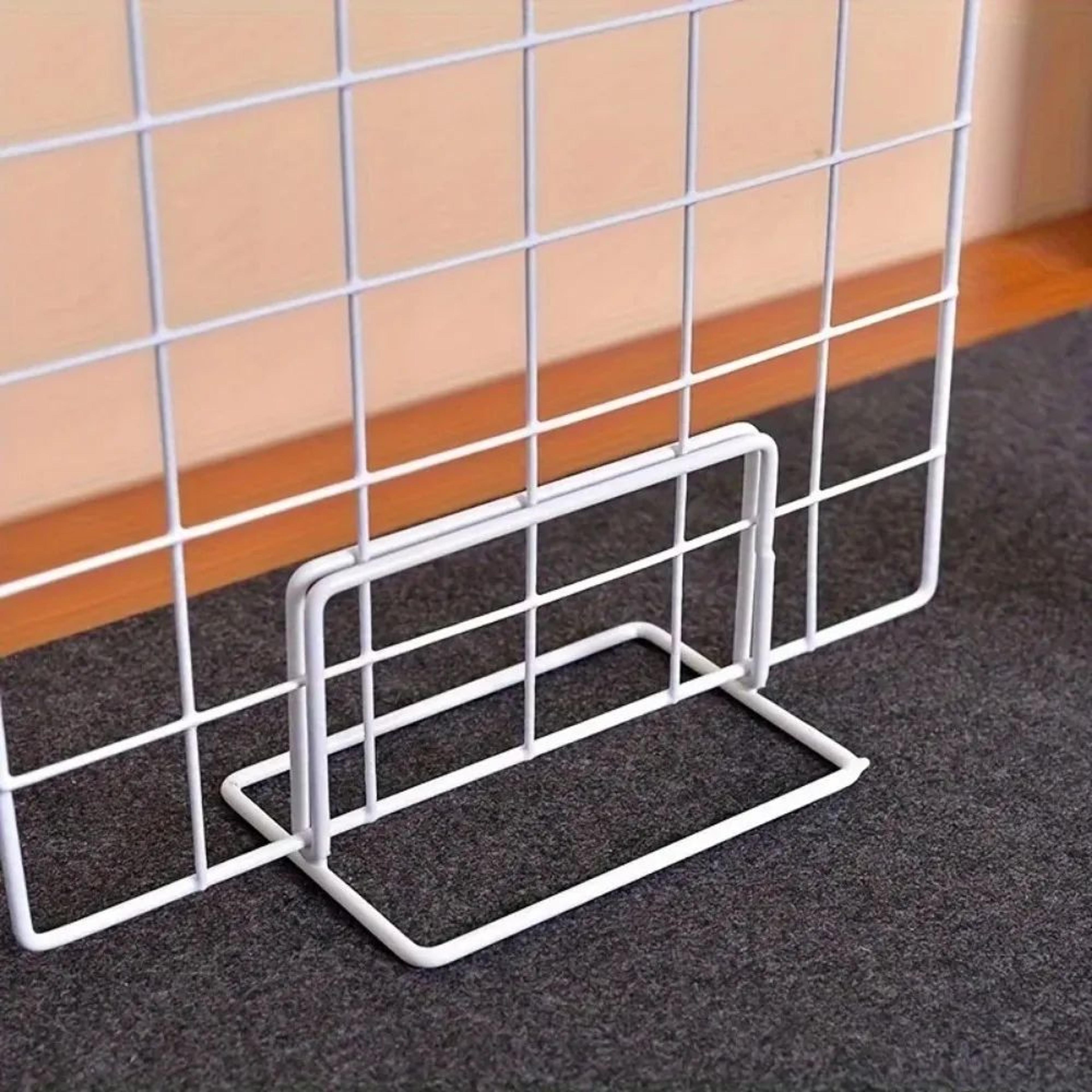 Modern Grid Panel Display Hooks Metal Grid Wall Display Brackets For Photo Art And Jewelry Booths 3