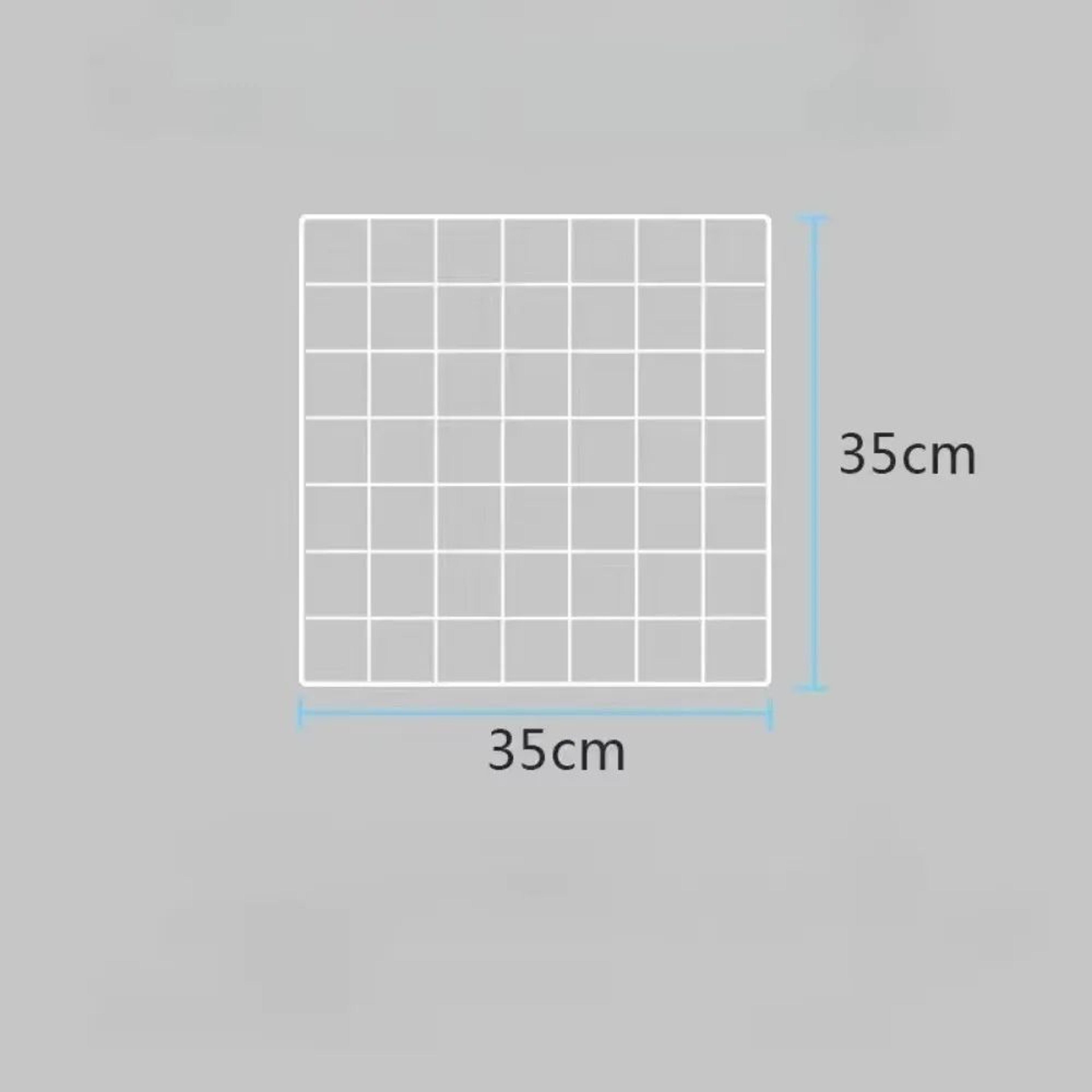 Modern Grid Panel Display Hooks Metal Grid Wall Display Brackets For Photo Art And Jewelry Booths 6