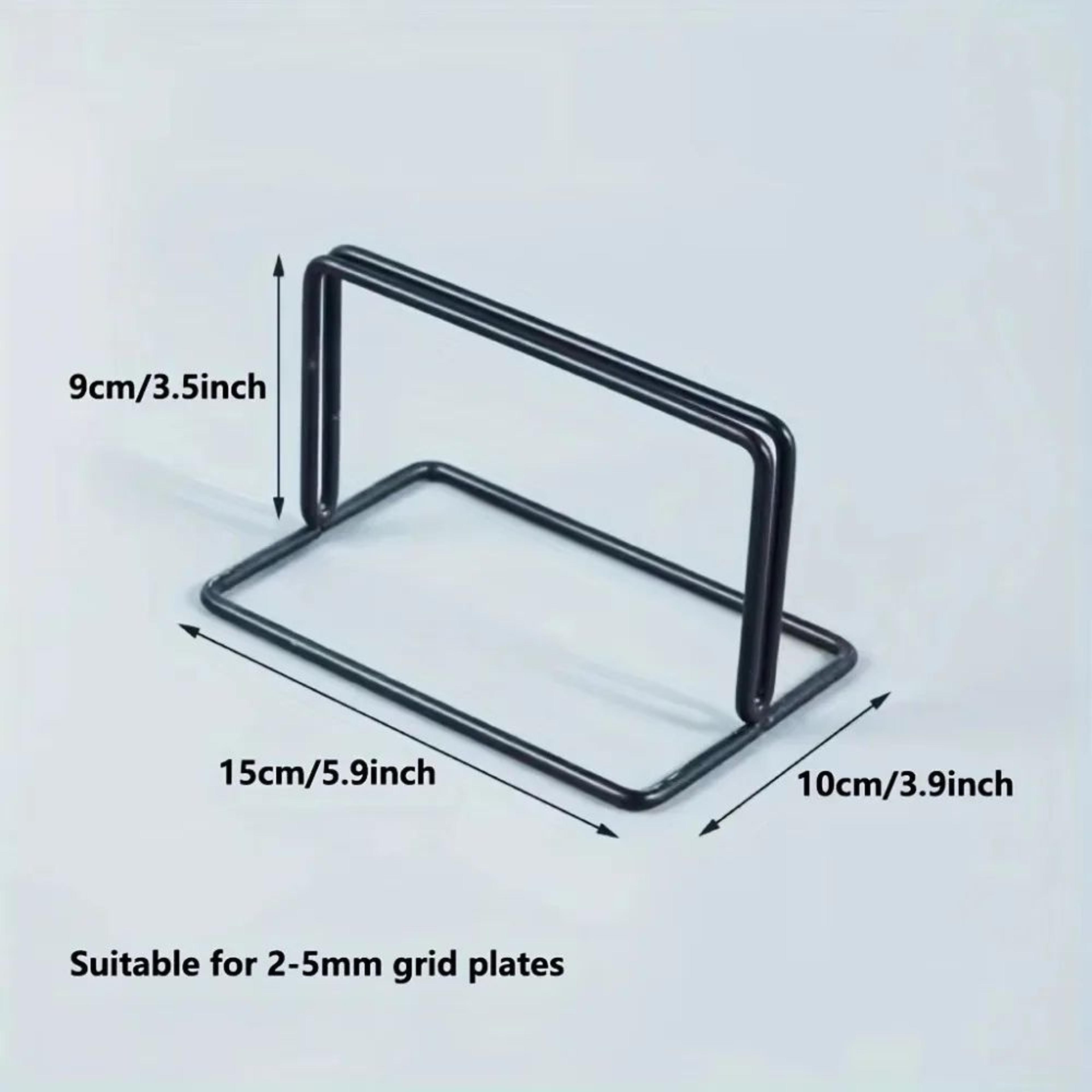 Modern Grid Panel Display Hooks Metal Grid Wall Display Brackets For Photo Art And Jewelry Booths 7