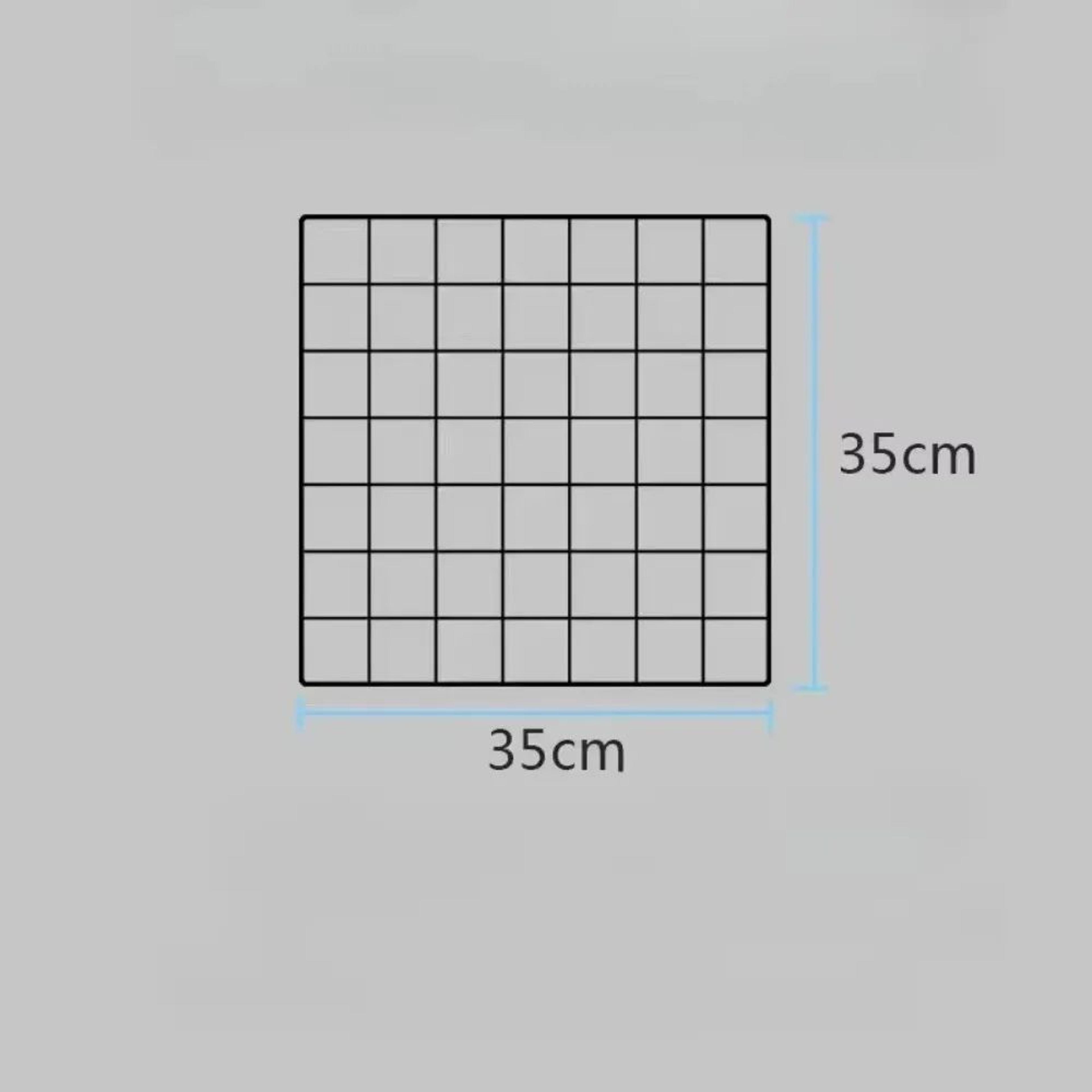 Modern Grid Panel Display Hooks Metal Grid Wall Display Brackets For Photo Art And Jewelry Booths 8