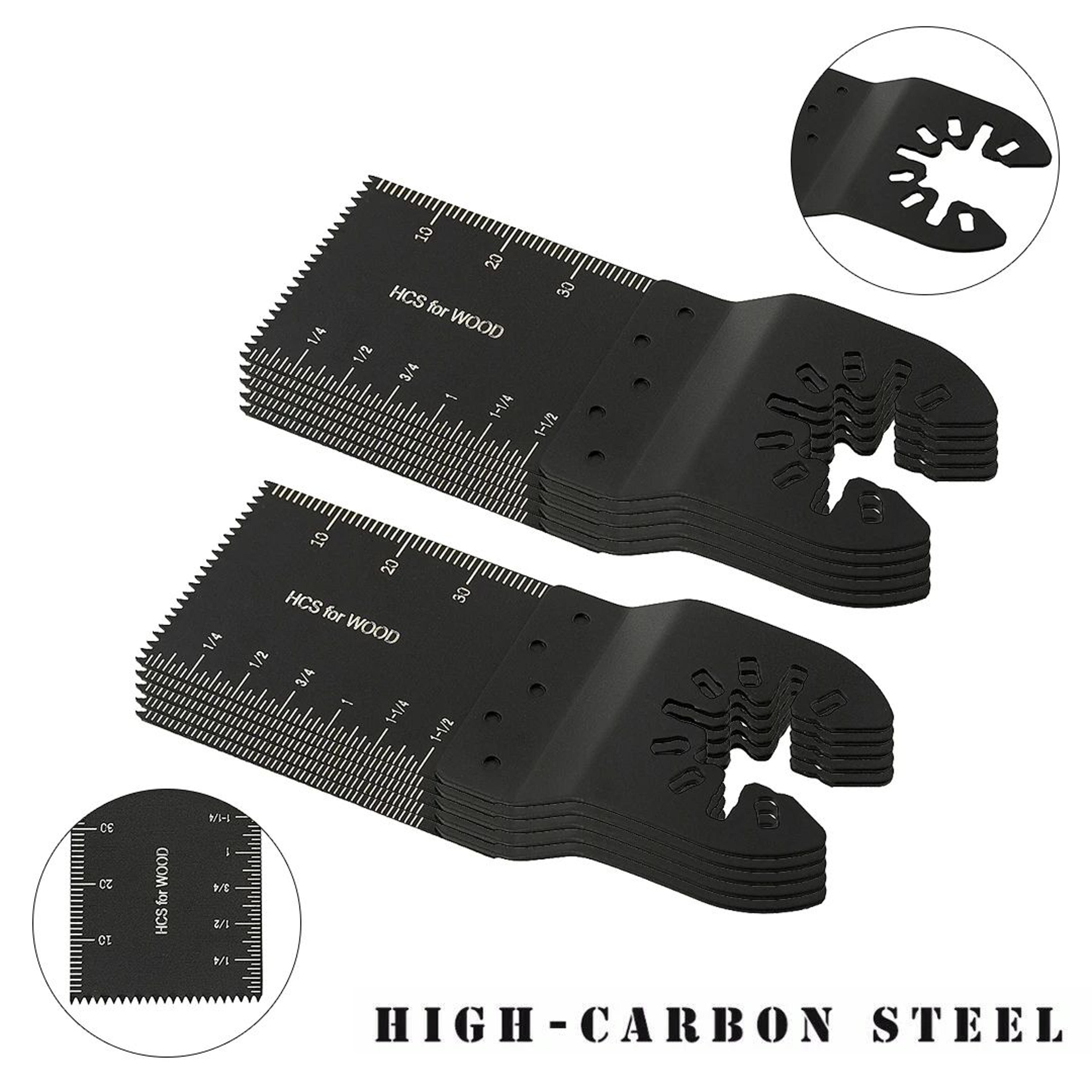 Universal Oscillating Multi Tool Blades Set For Wood Cutting Compatible With Dremel Milwaukee And M 1
