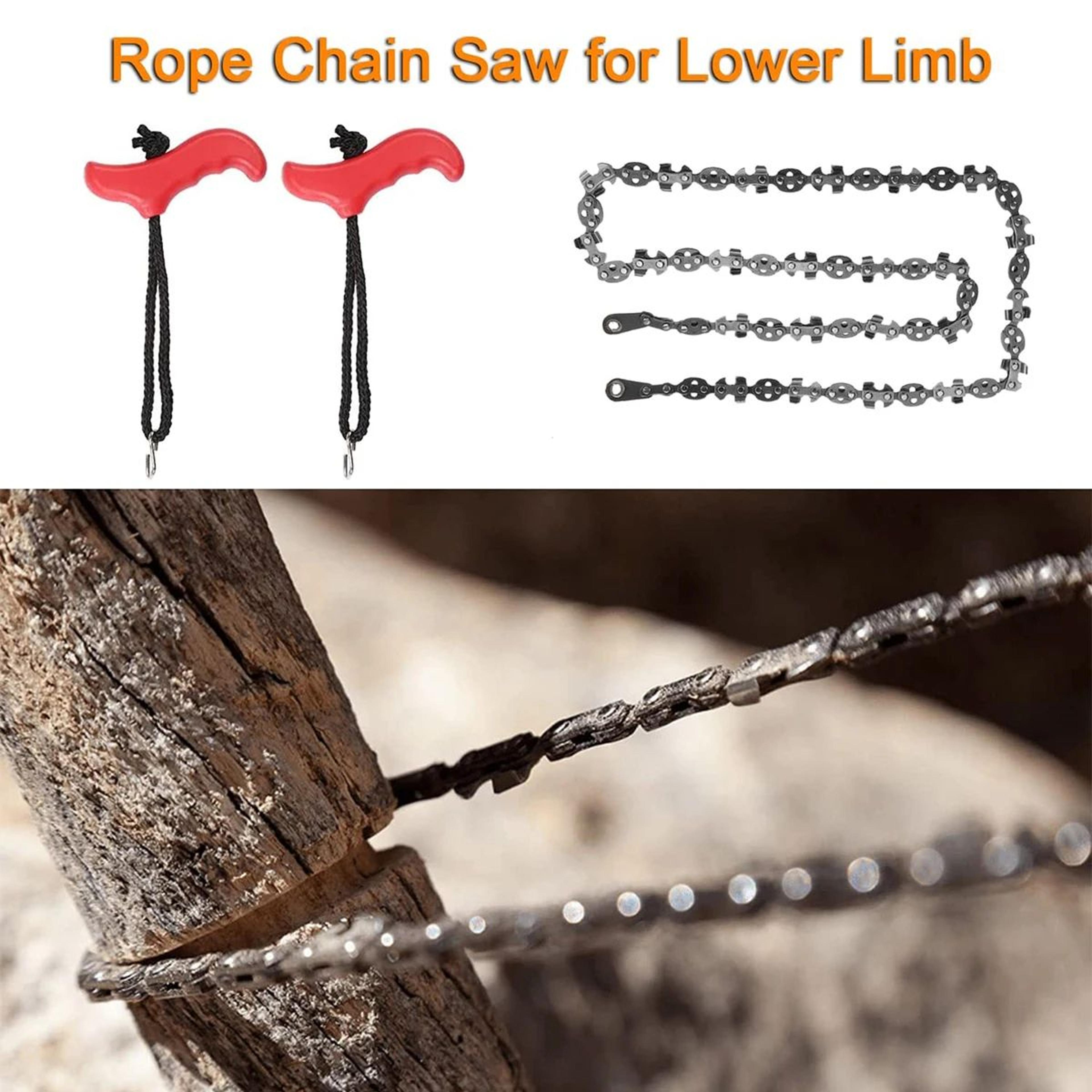 53 Inch High Limb Rope Chainsaw Manual Tree Limb Cutting Saw With 68 Teeth 1