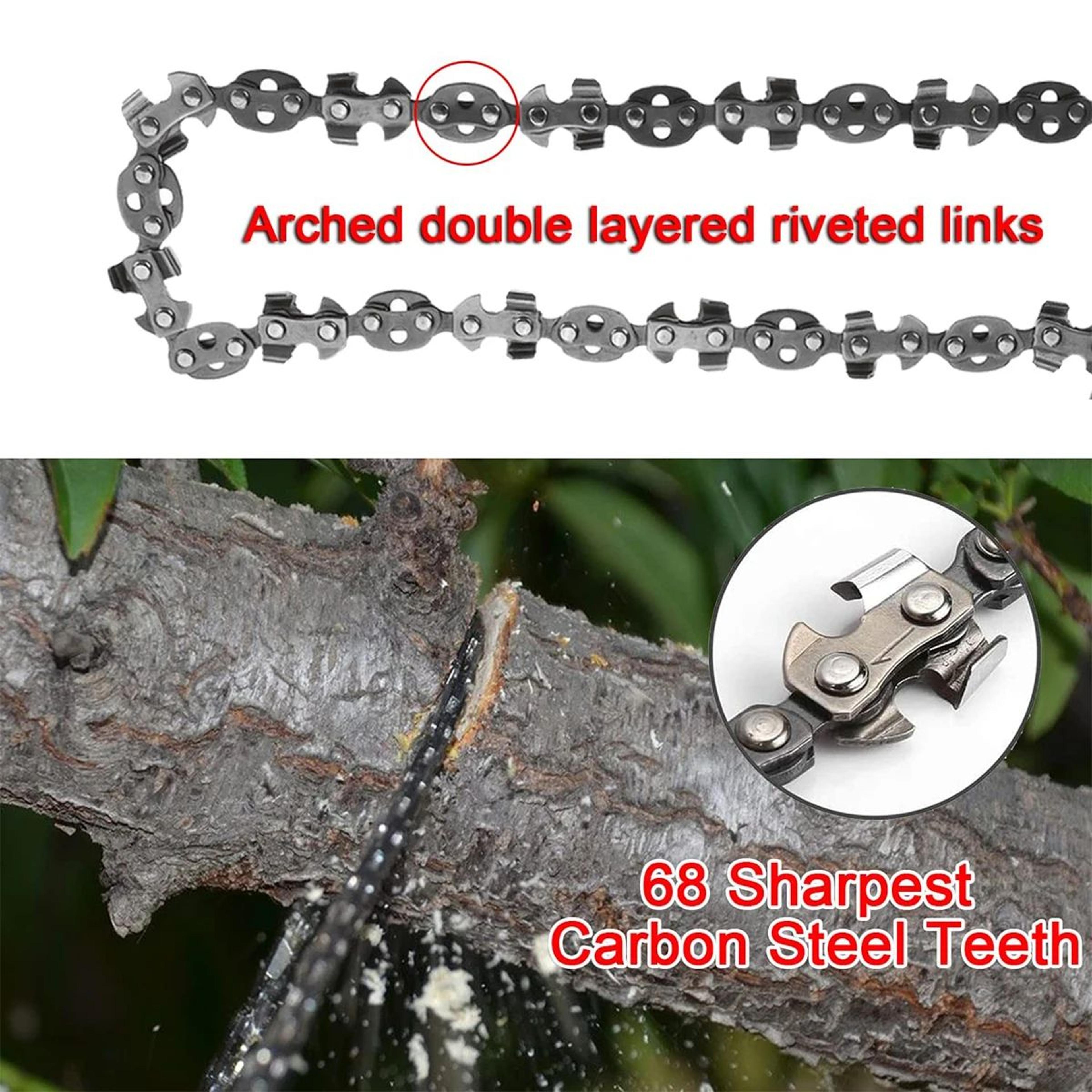 53 Inch High Limb Rope Chainsaw Manual Tree Limb Cutting Saw With 68 Teeth 4