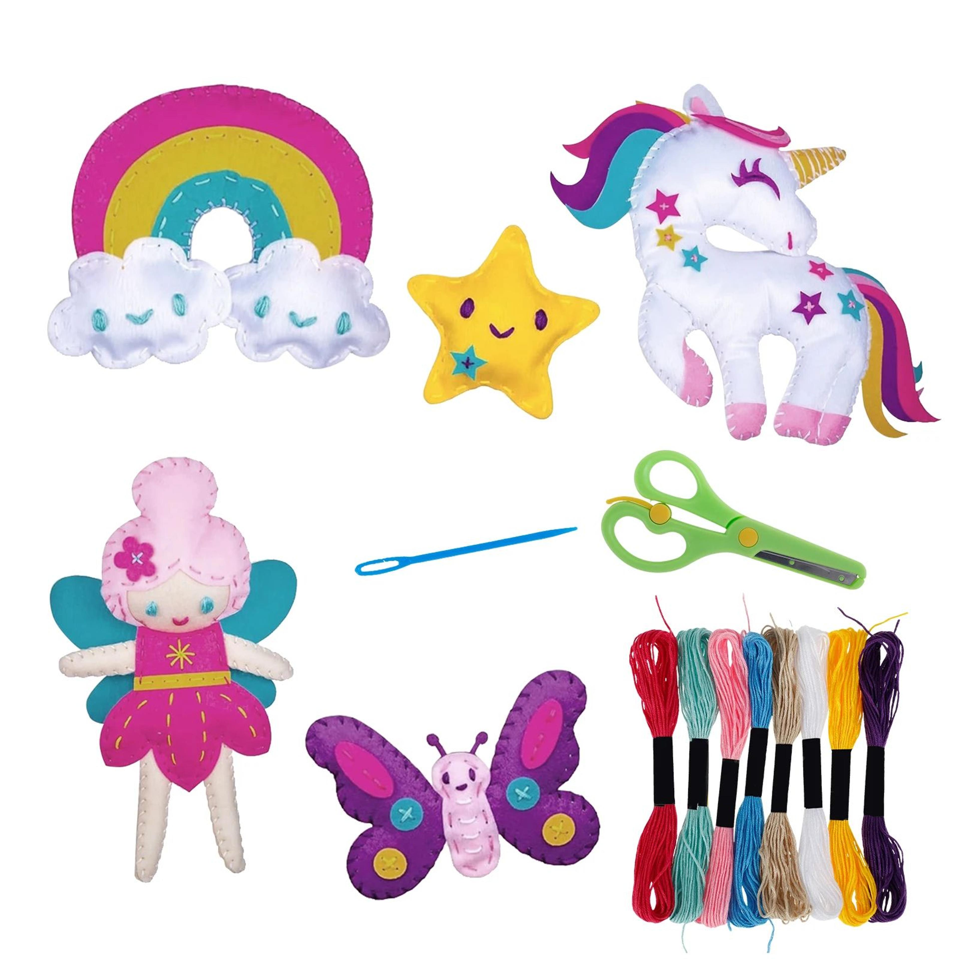 DIY Kids Sewing Kit Felt Craft Set For Beginners Educational Sewing Toys 5