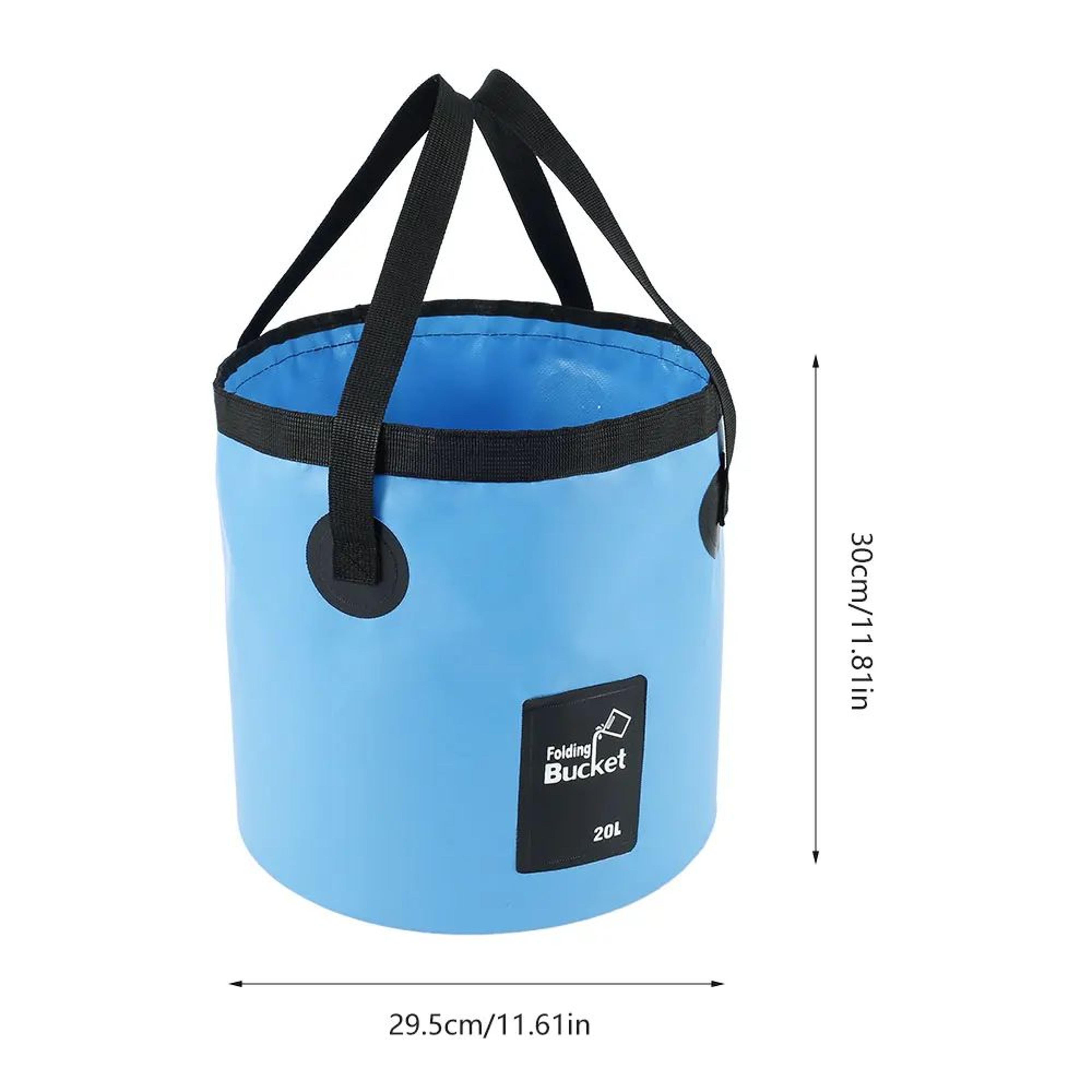20L Collapsible Camping Water Bucket Portable Waterproof Folding Water Container 5