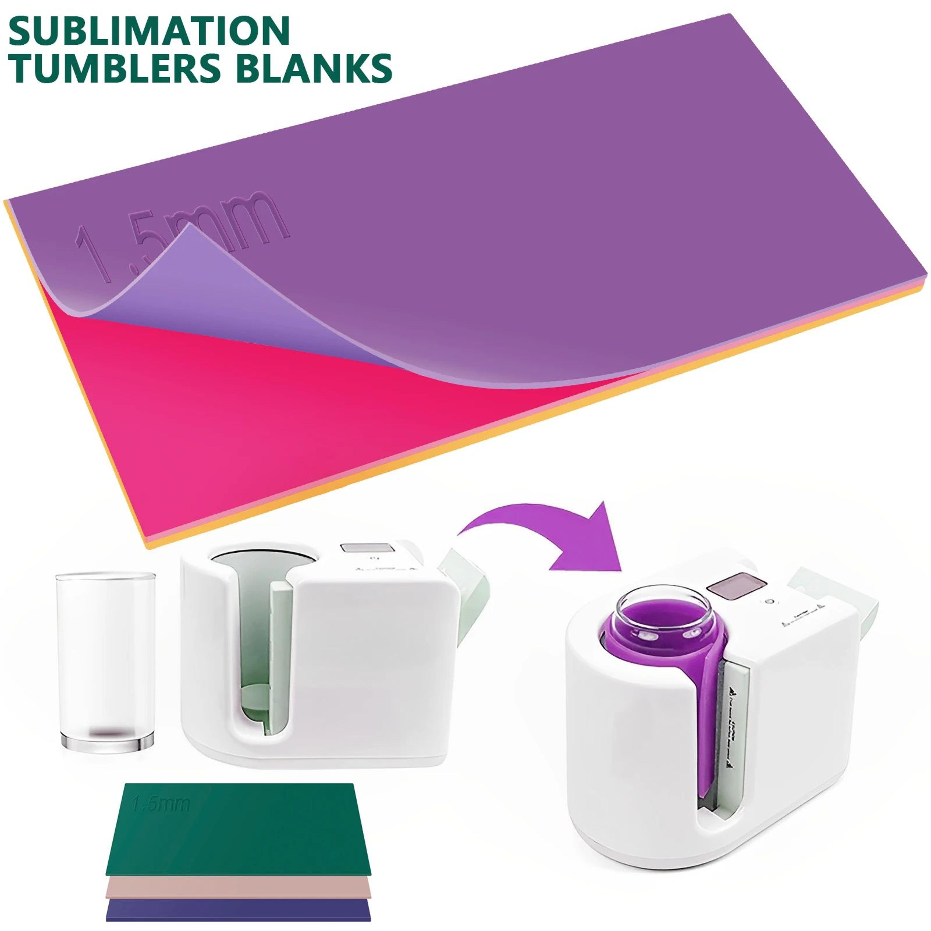 3 piece silicone sublimation tumbler wrap set for 12 oz 16 oz and 20 oz mug heat press