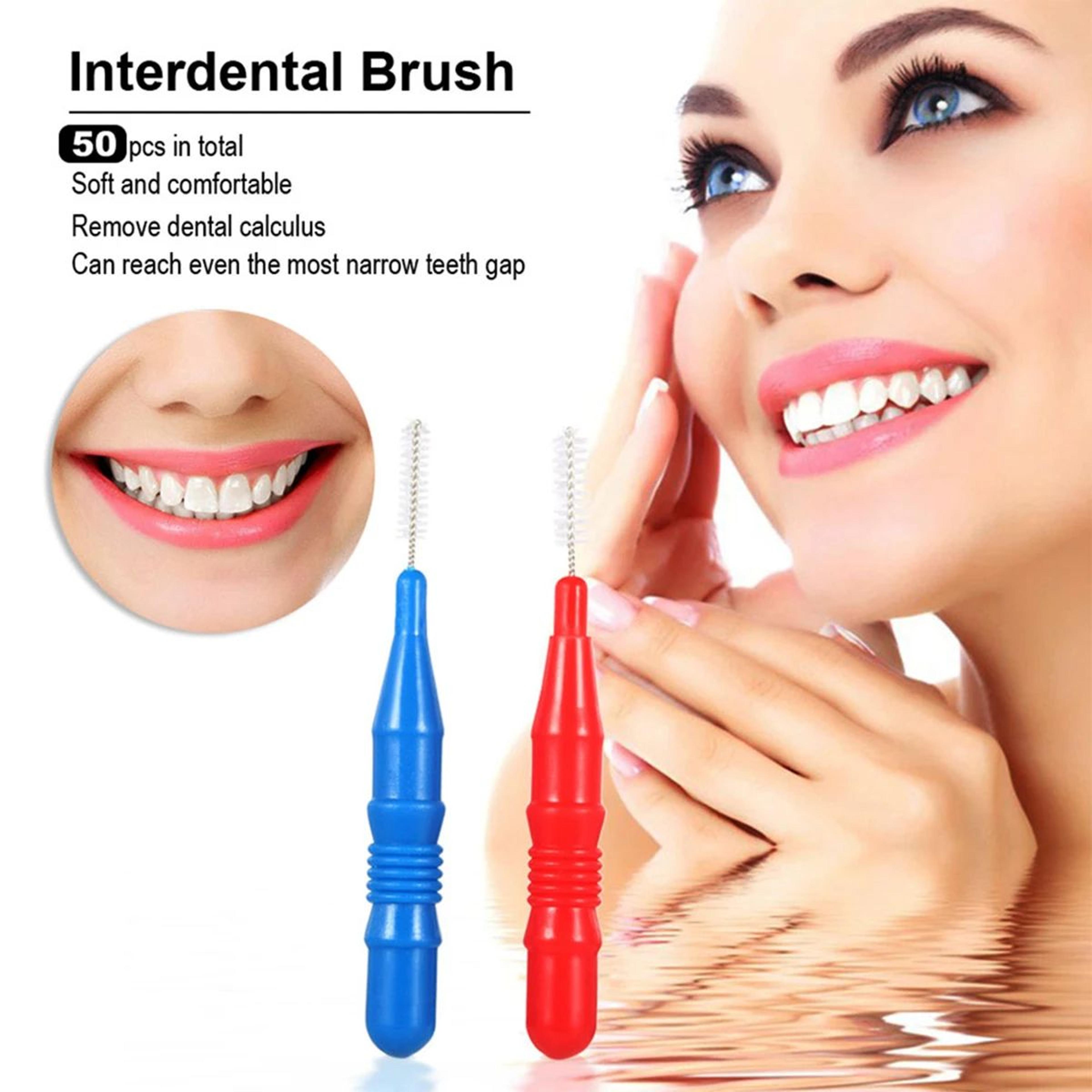 50 Piece Interdental Brushes For Braces And Teeth Cleaning 3
