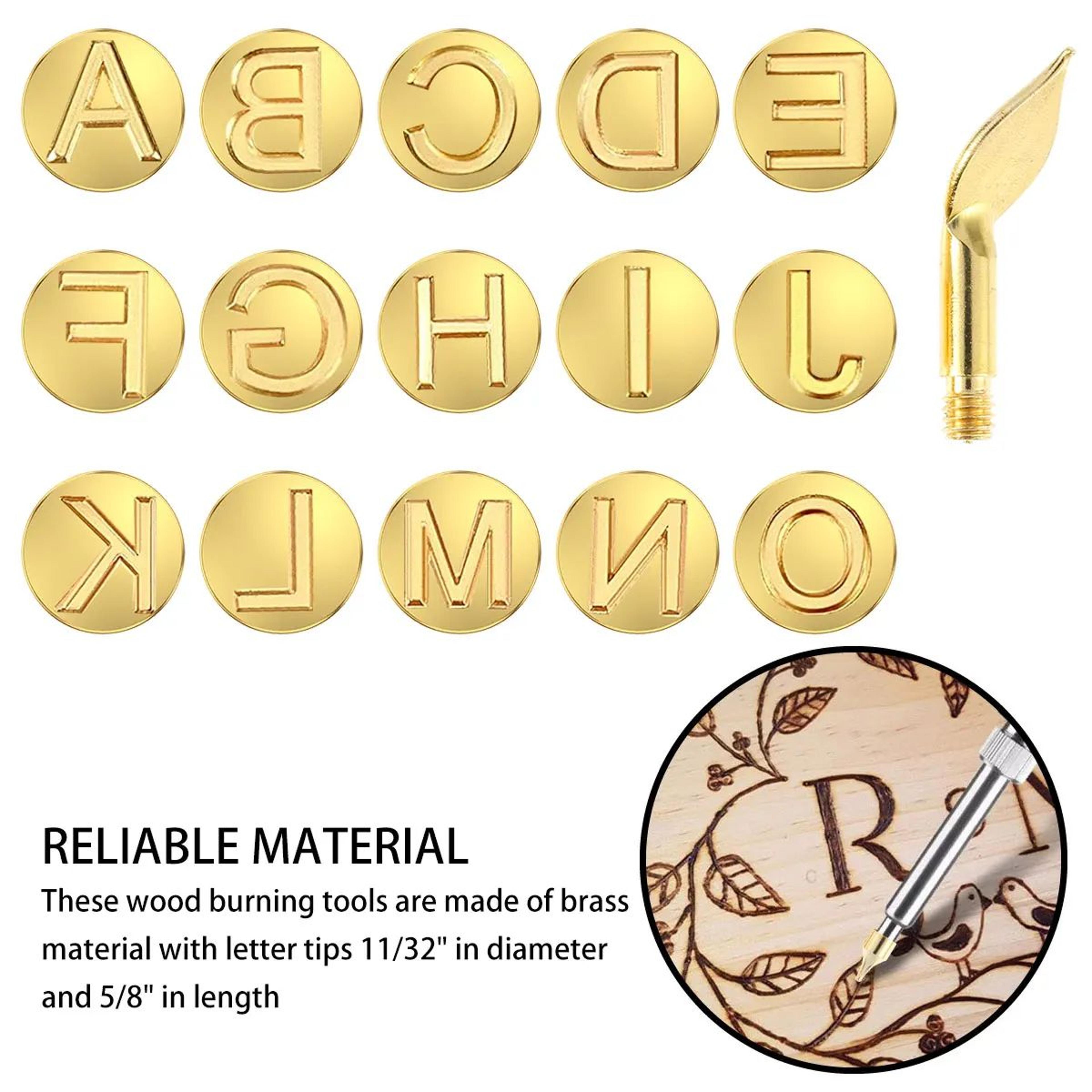 28 Piece Wood Burning Letter Tips Set For Branding And Personalized Craft Projects 1