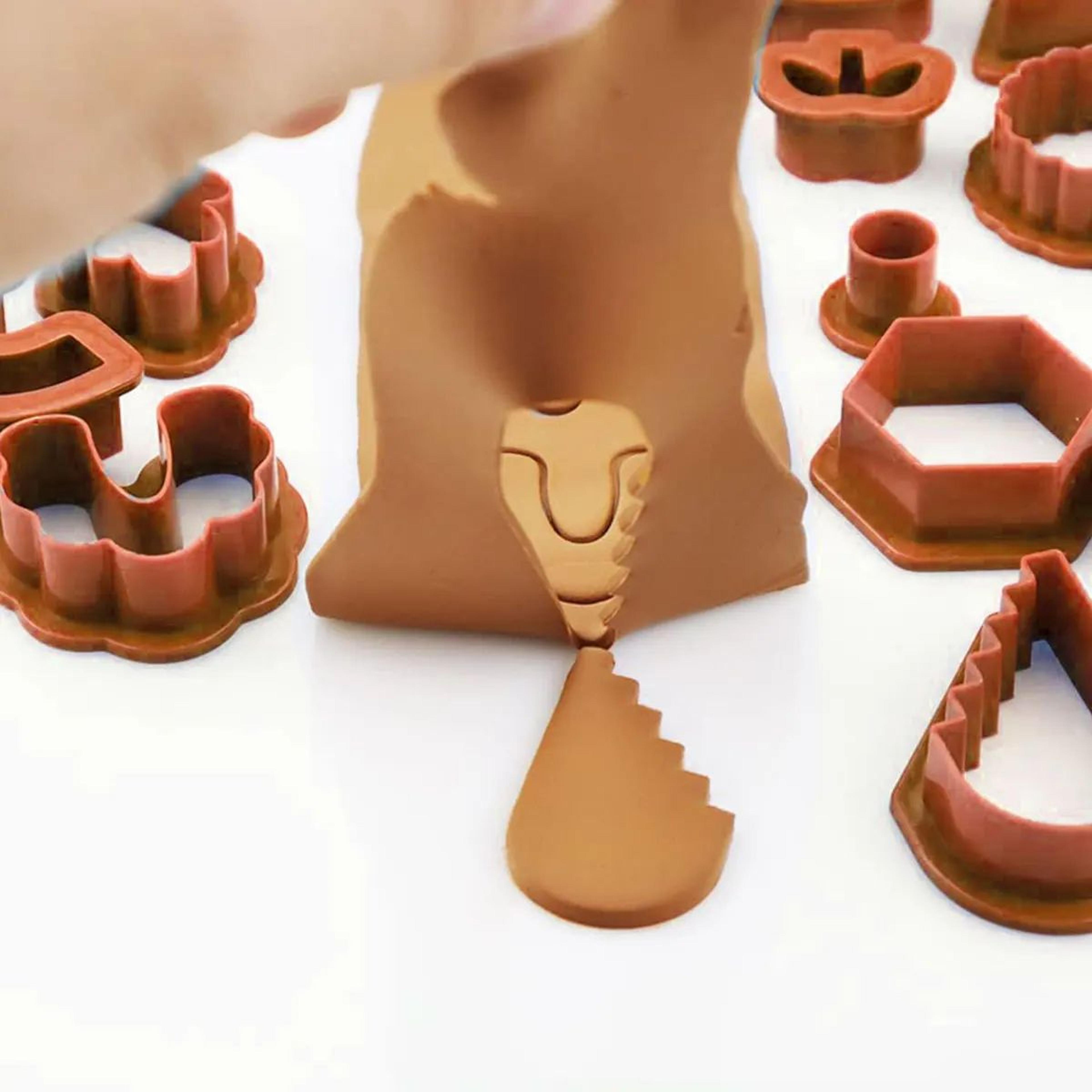 Geometric Polymer Clay Cutters Set For Clay Earrings And DIY Jewelry Making 2