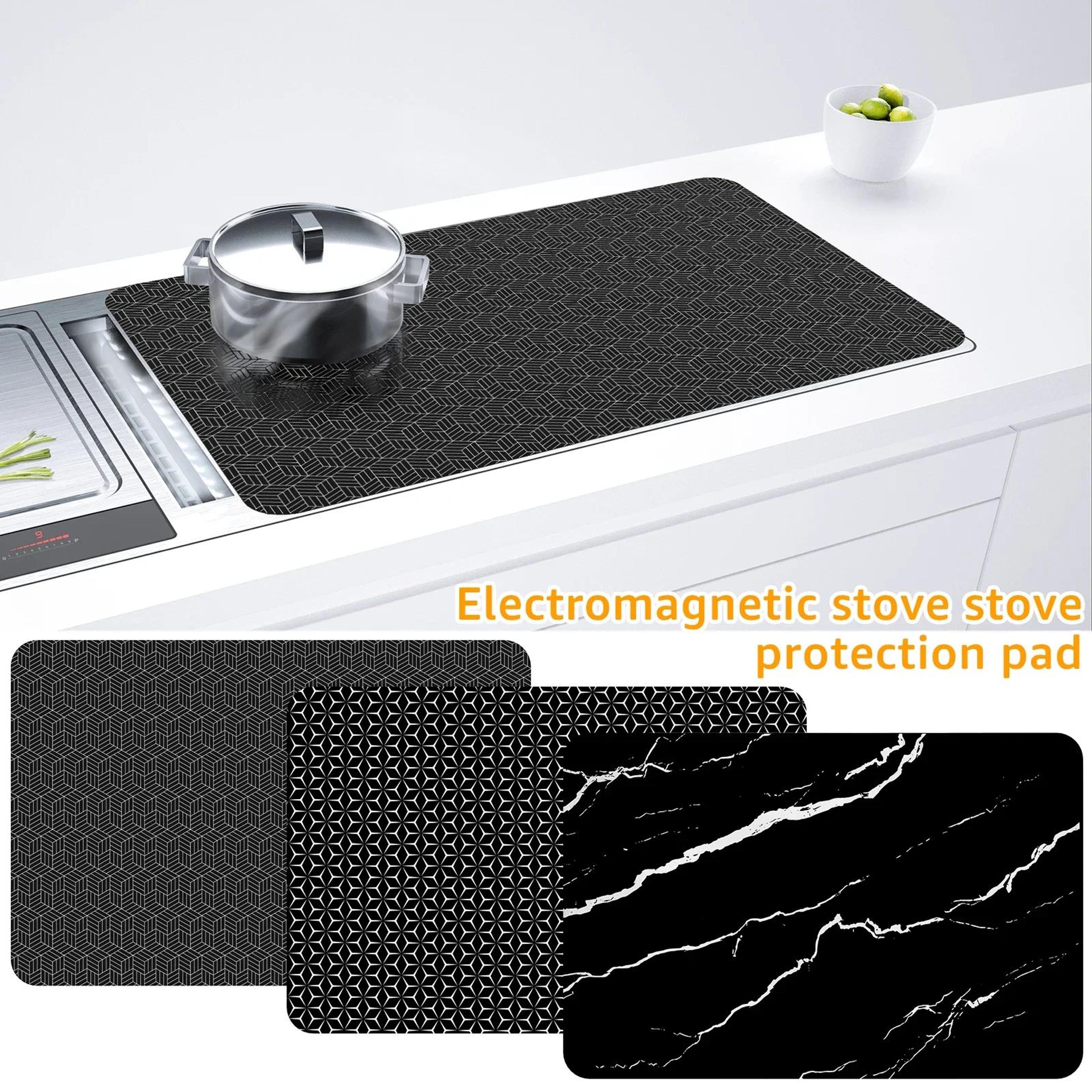 Premium Induction Cooktop Protector Mat Non Slip Silicone Induction Mat Heat Resistant Stove Cover  1
