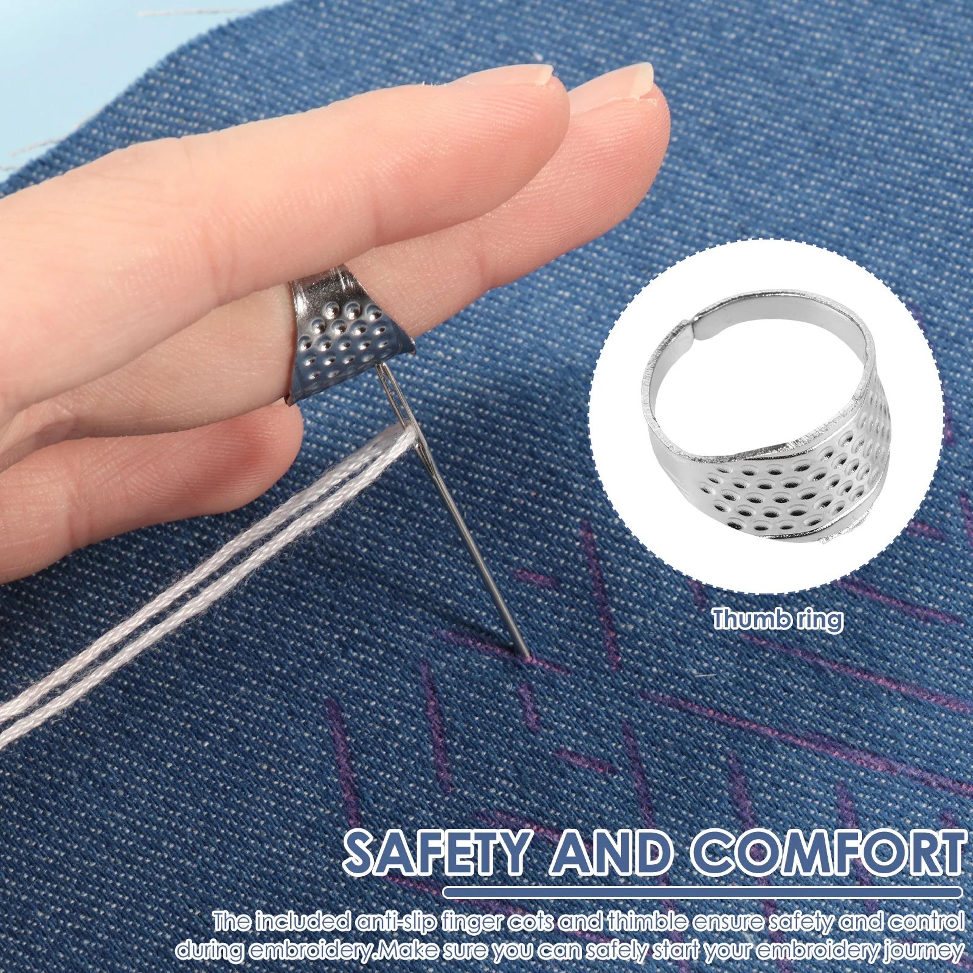 Complete Sashiko Kit With Sashiko Stencils Thread Needles Thimble And Fabric For Hand Embroidery 2